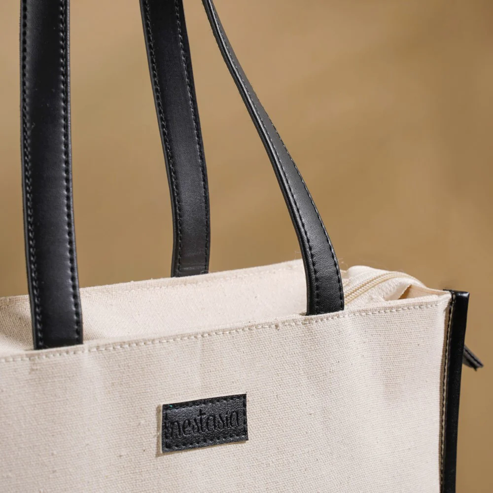 Nahua Canvas Magazine Tote Bag Small 12 x 10 Inch - Image 16