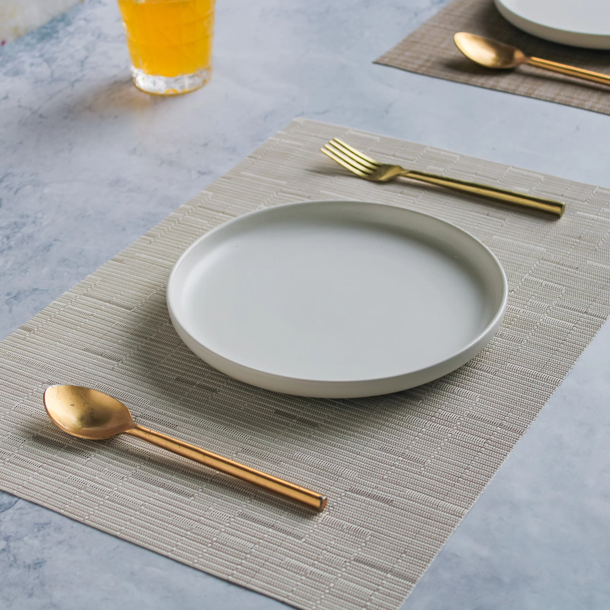 Neutral Tone Dinner Mat Set of 2 - Image 5