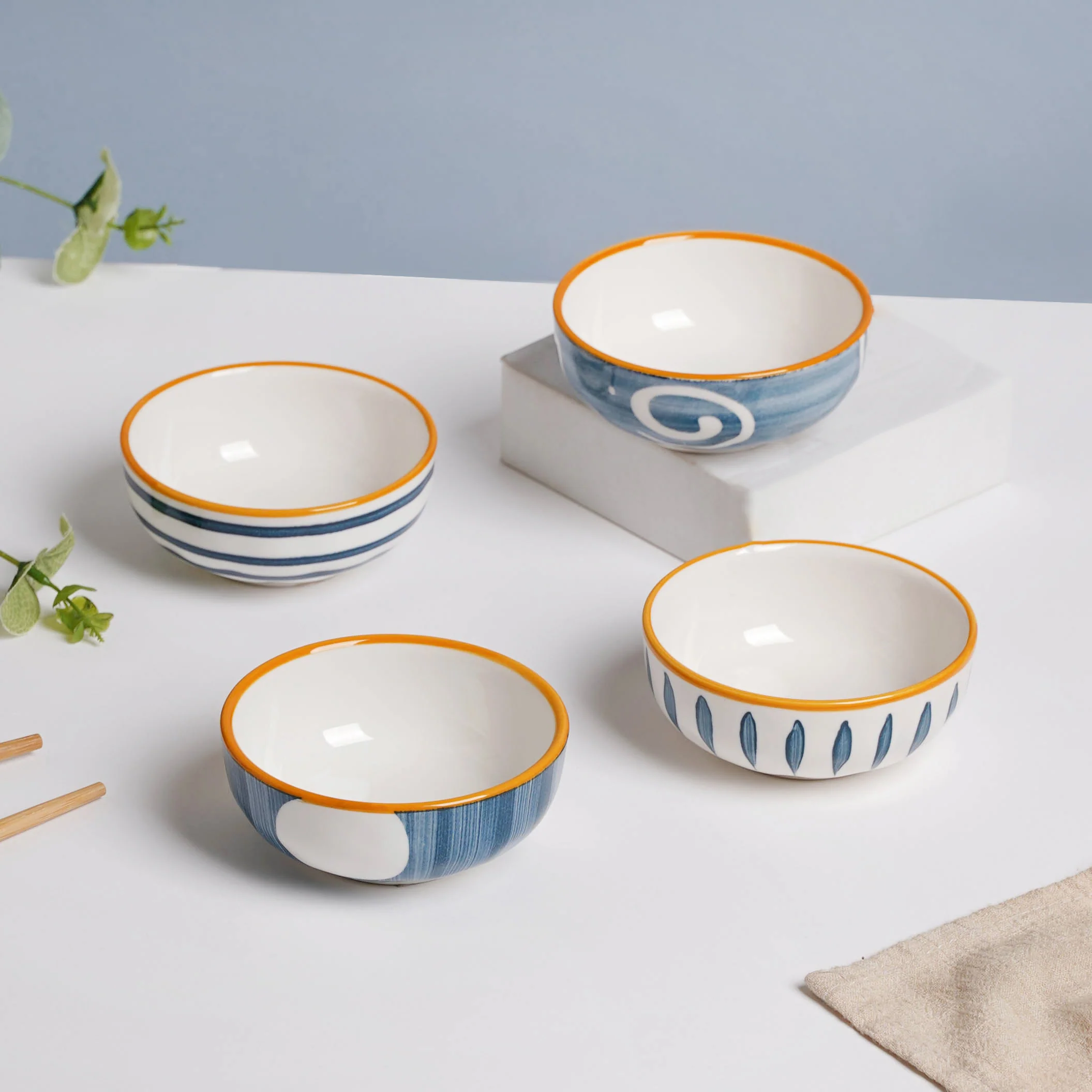 Nitori Spiral Ceramic Dip Bowl - Image 5