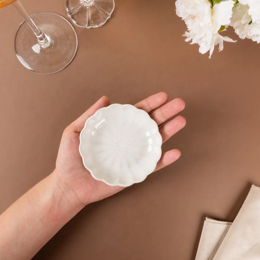 Ocean White Dessert Plate - Image 2