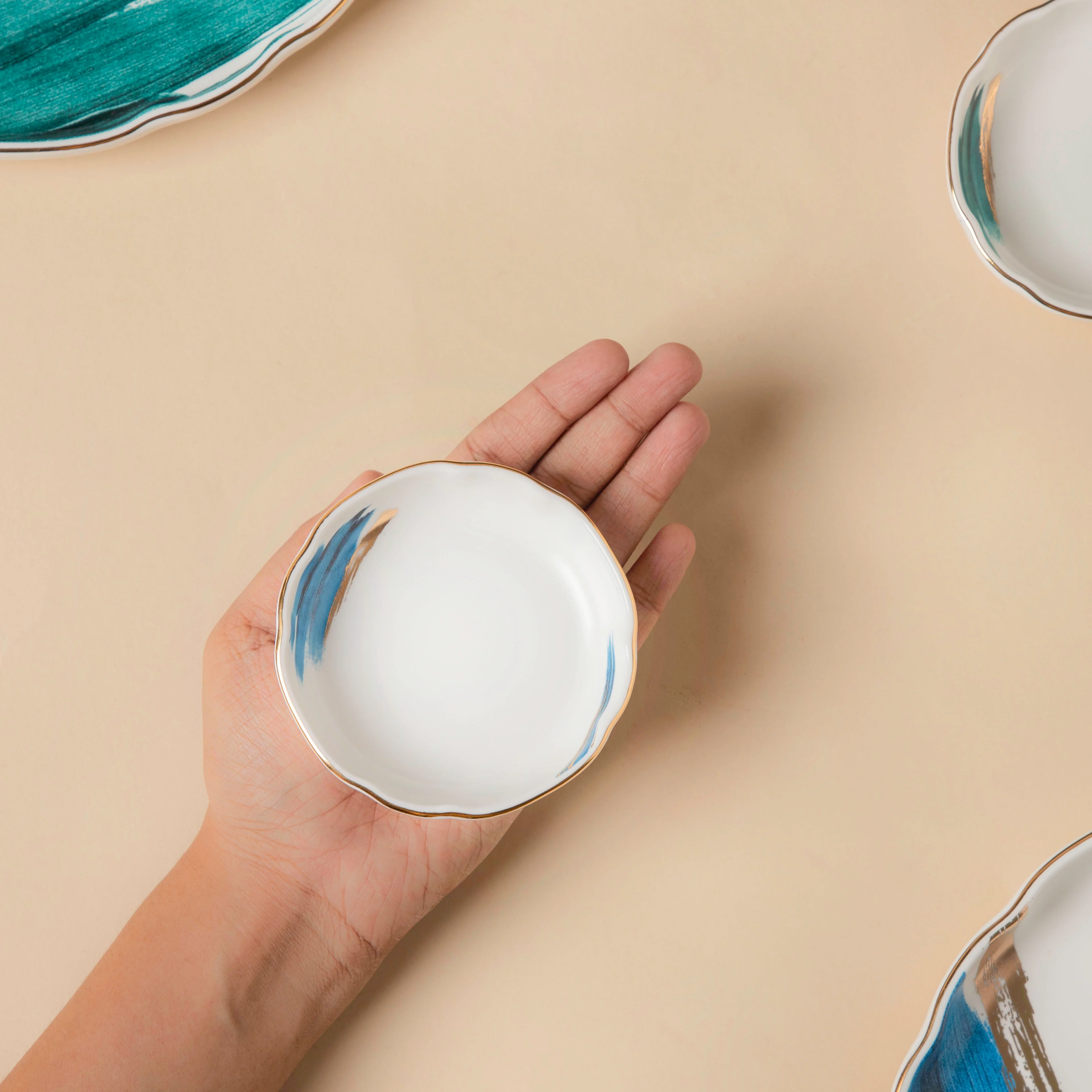 Oceanic Calm Blue Dip Bowl - Image 2