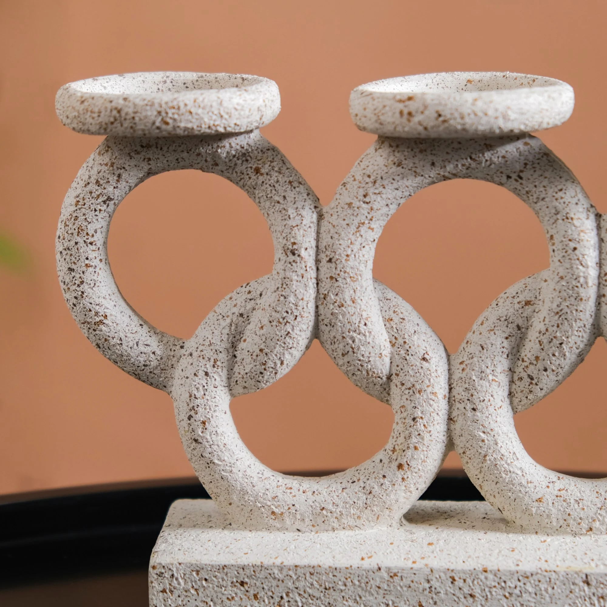 Olympic Rings Sculpture Candle Stand - Image 9