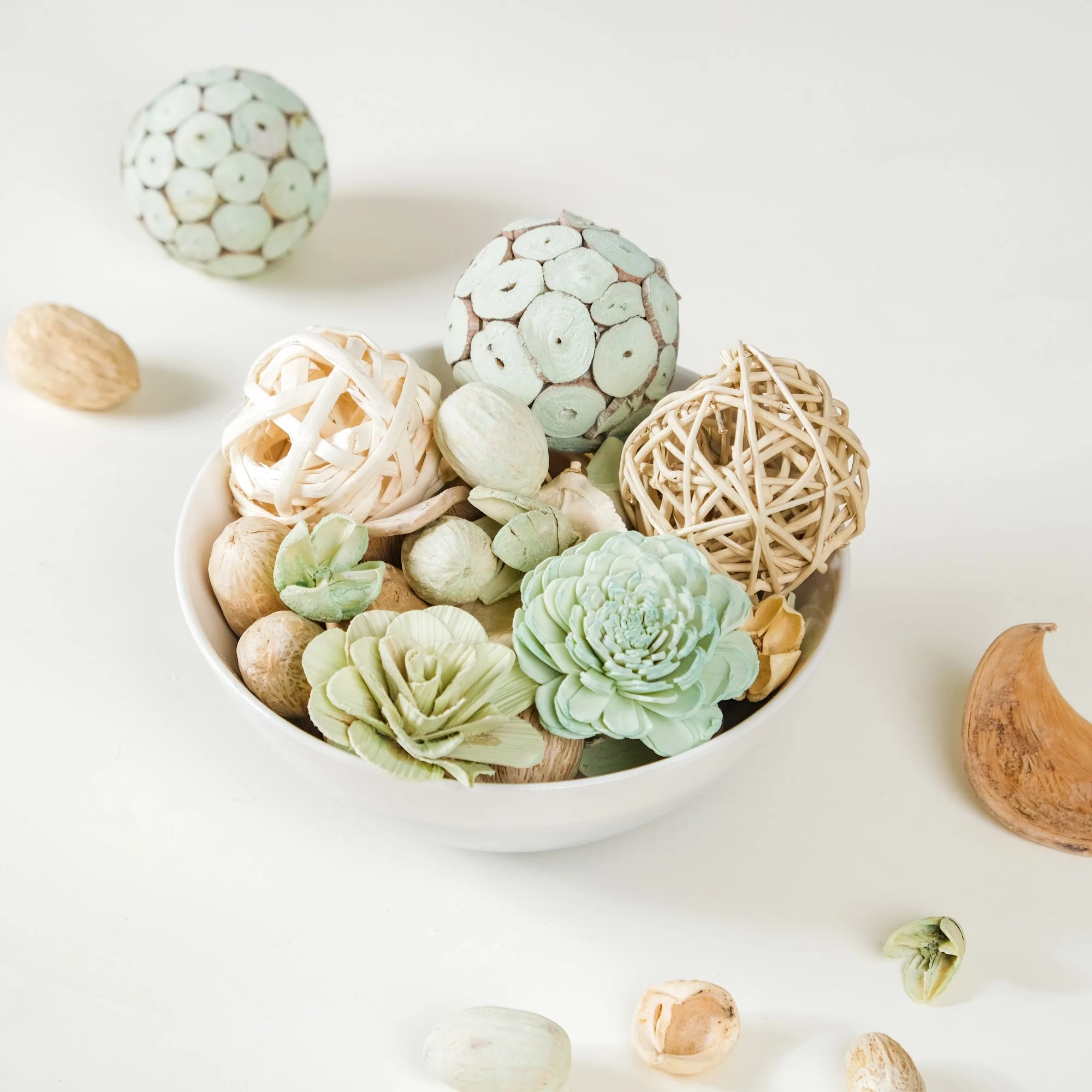Organic Dried Flower Potpourri Green - Image 2