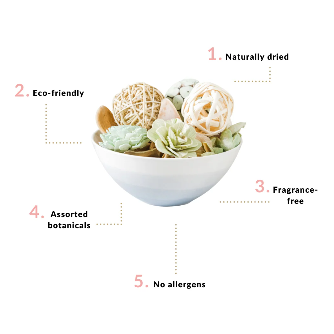 Organic Dried Flower Potpourri Green - Image 8