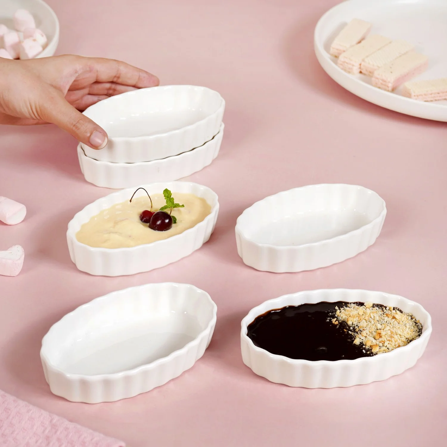 Oval Dish Set of 6 - Image 2