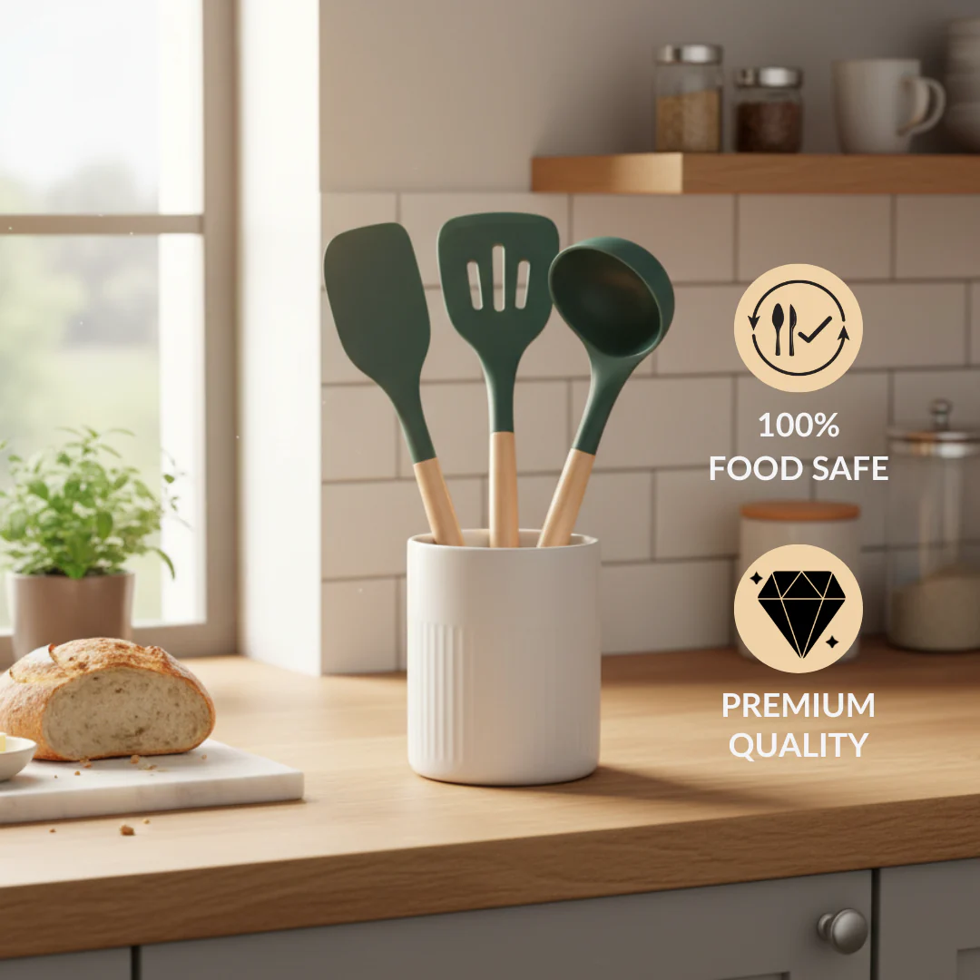 Pasta Lover Gift Hamper Box With Spatula Apron Trivet And Mitten - Image 9