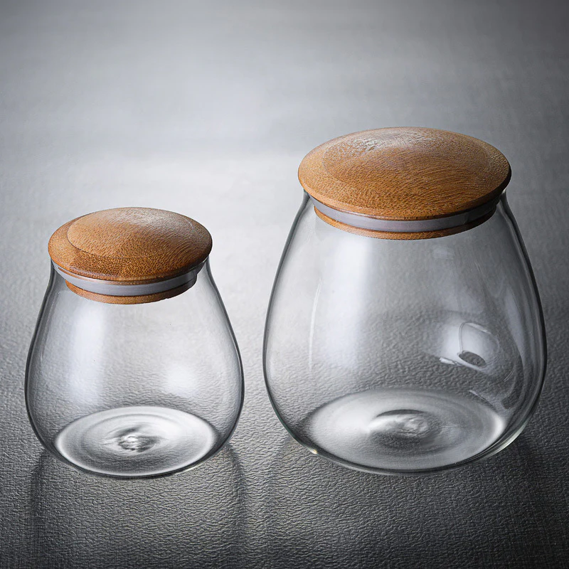 Pear Shaped Glass Jar Large - Image 7