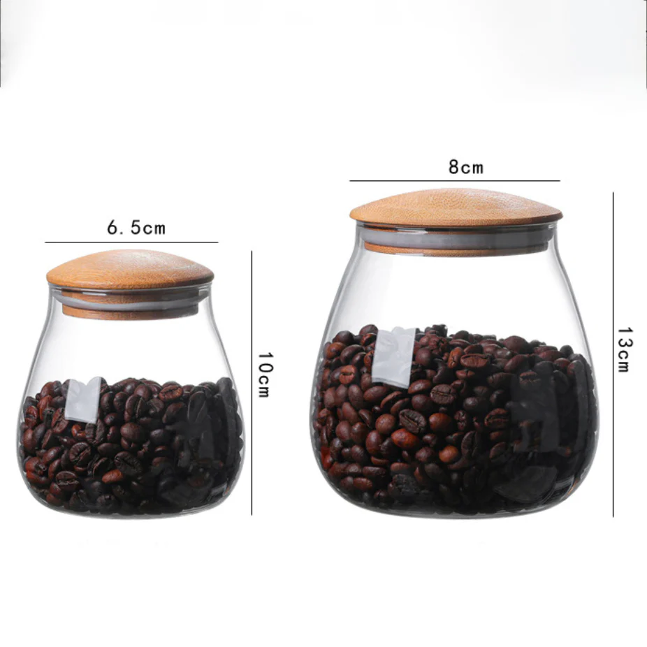Pear Shaped Glass Jar Large - Image 9
