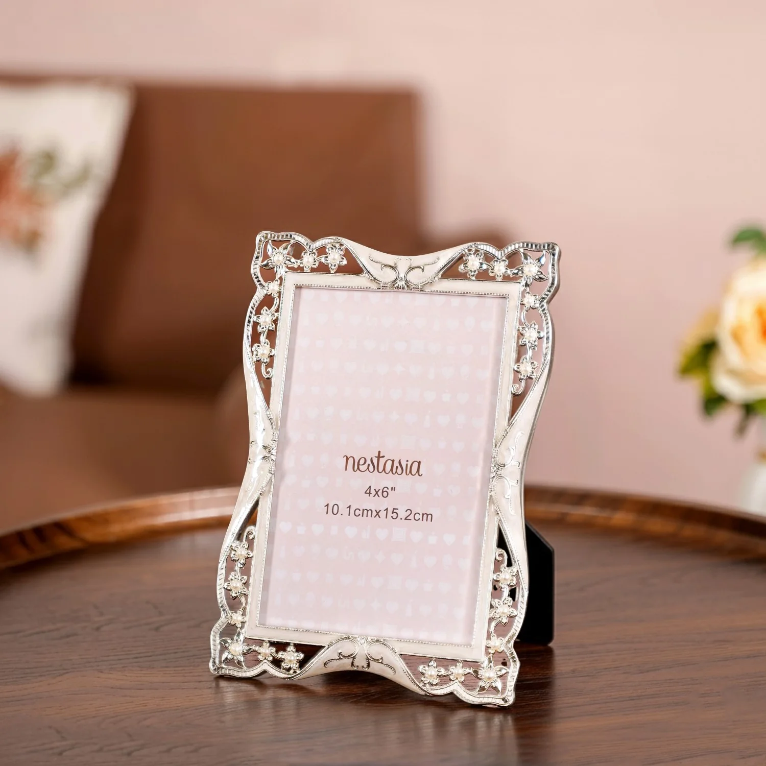 Pearl Cutwork Photo Frame Small 10x15cm - Image 8