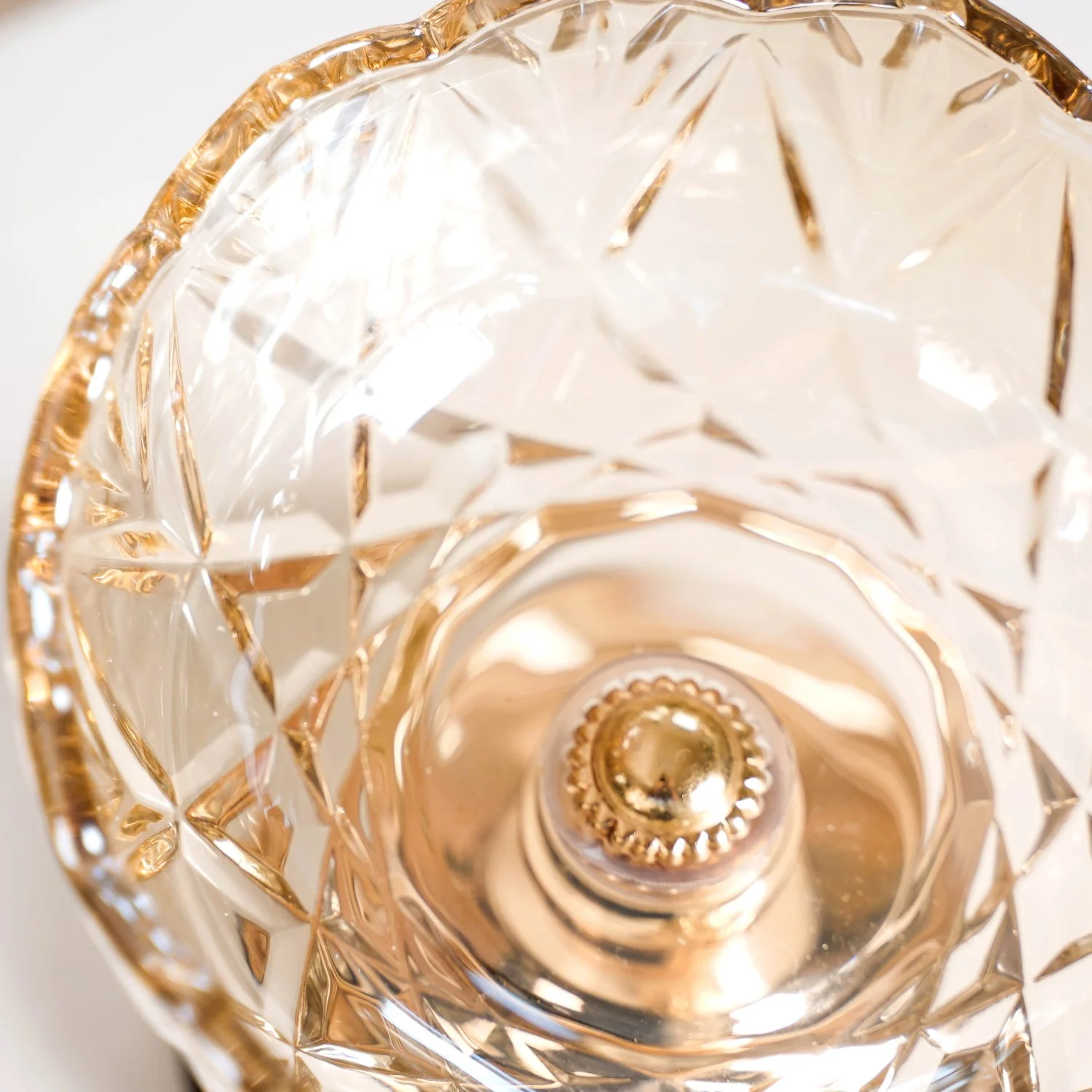 Pedestal Decorative Glass Bowl - Image 6