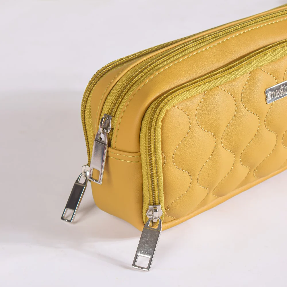 Pencil Pouch Case Yellow - Image 10
