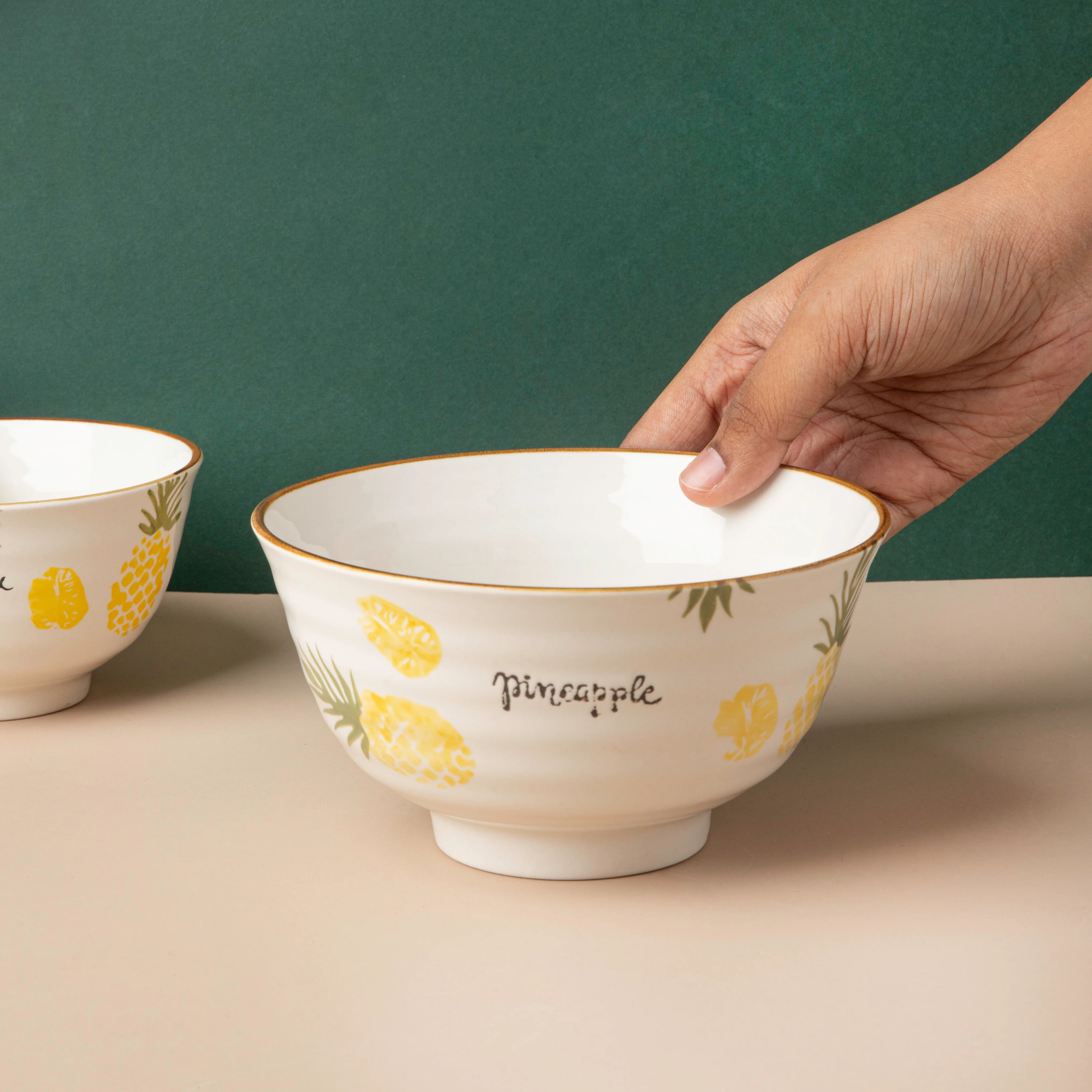 Pineapple Snack Set For 4 - Image 3