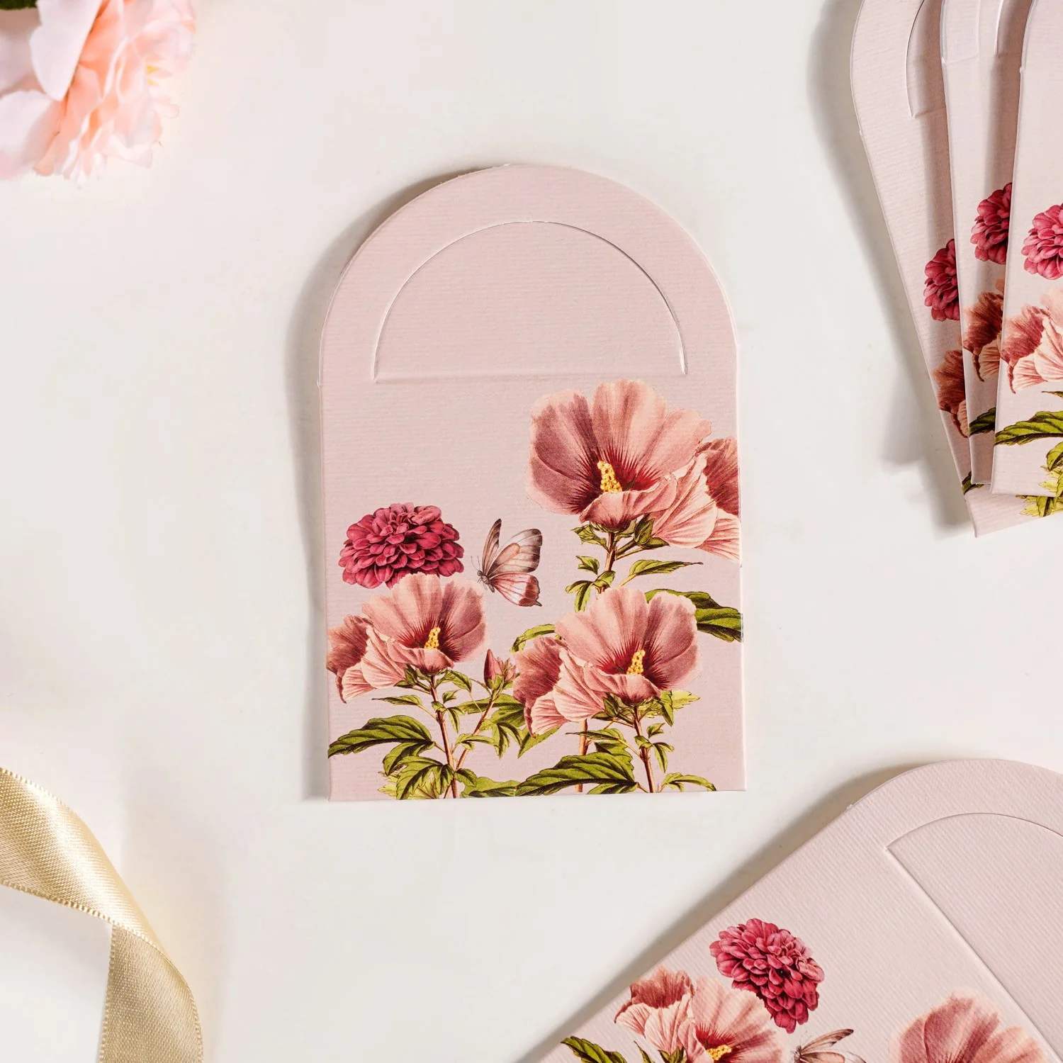 Pink Dahlia Money Gifting Envelope Set Of 12 - Image 6