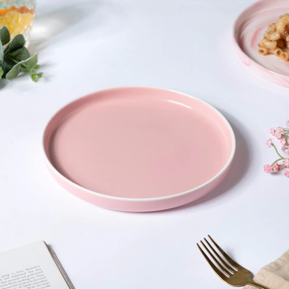 Pink Floral Plates - Image 6