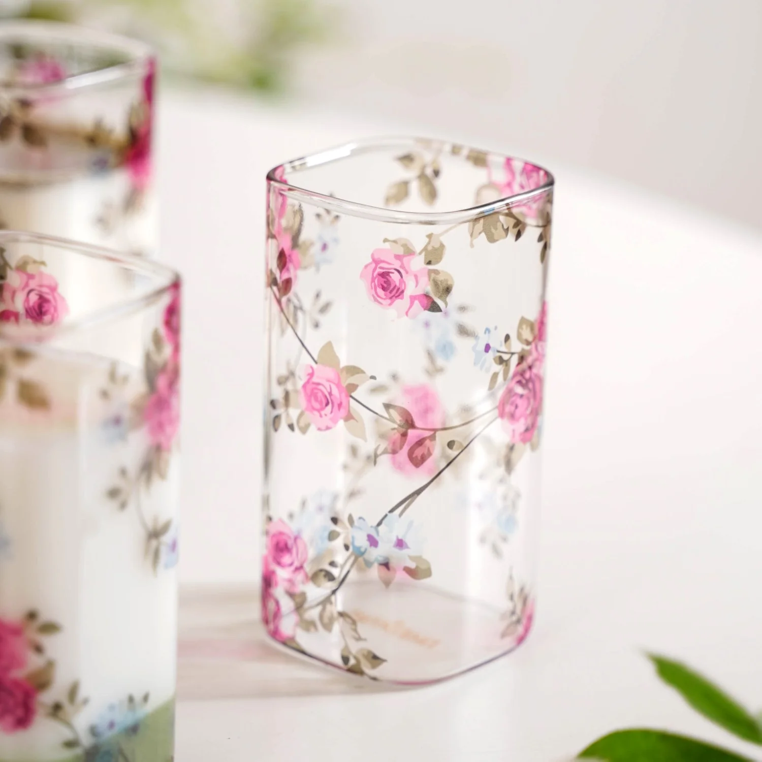 Pink Roses Cocktail Glass Set Of 4 340ml - Image 7