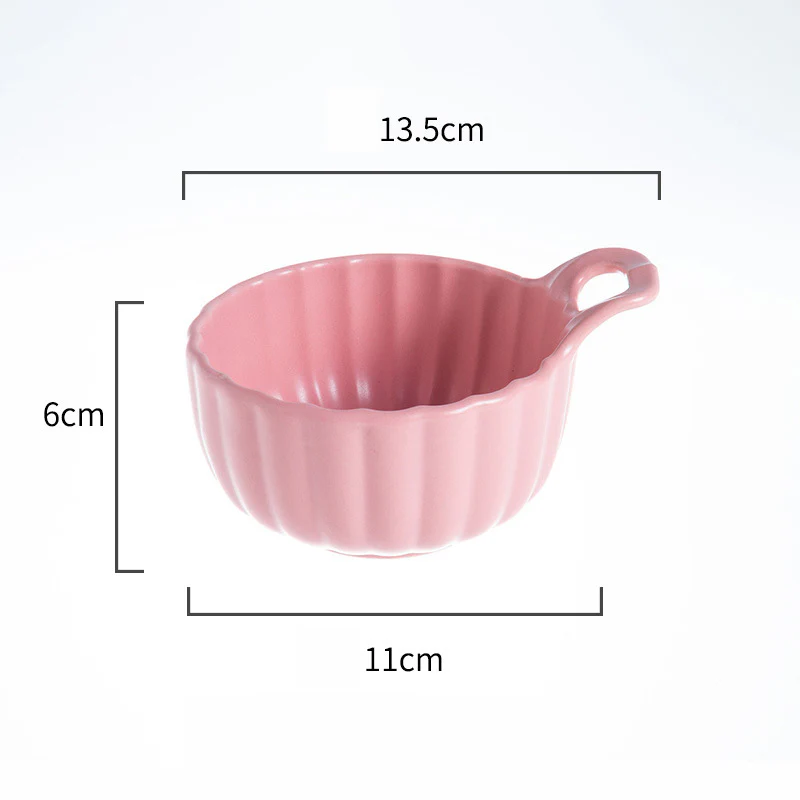 Pink Sherbet Scallop Bowl 250 ml - Image 8