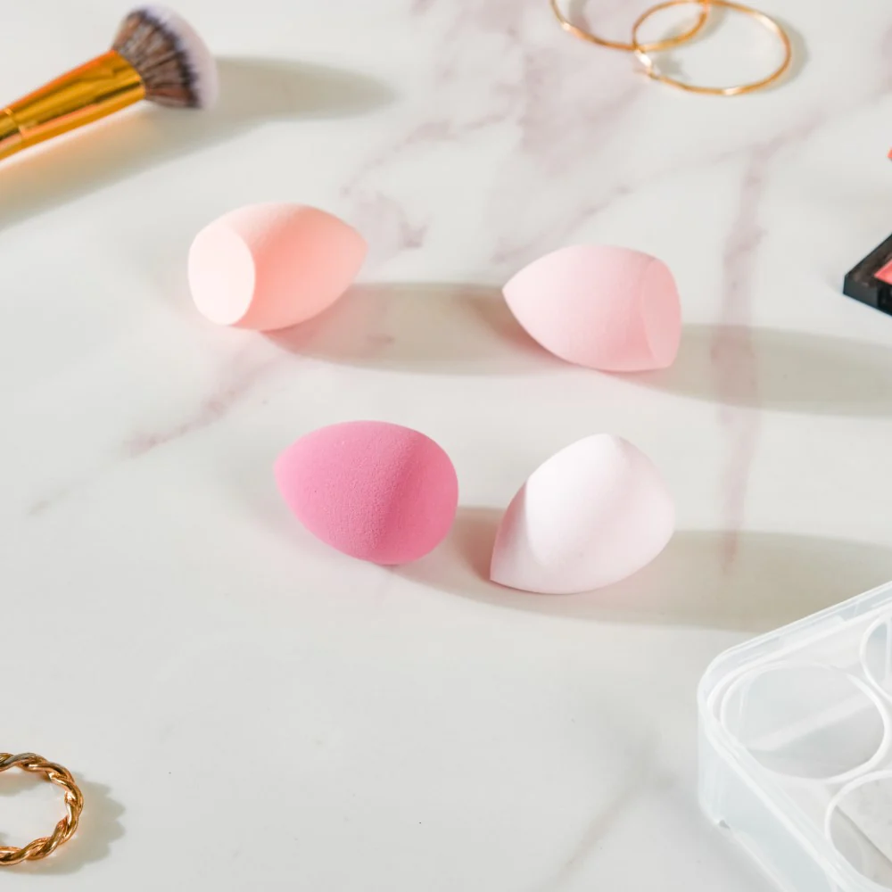 Plush Beauty Blender Pink Set of 4 - Image 5