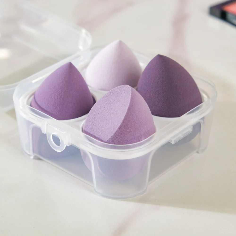 Plush Beauty Blender Purple Set of 4 - Image 5