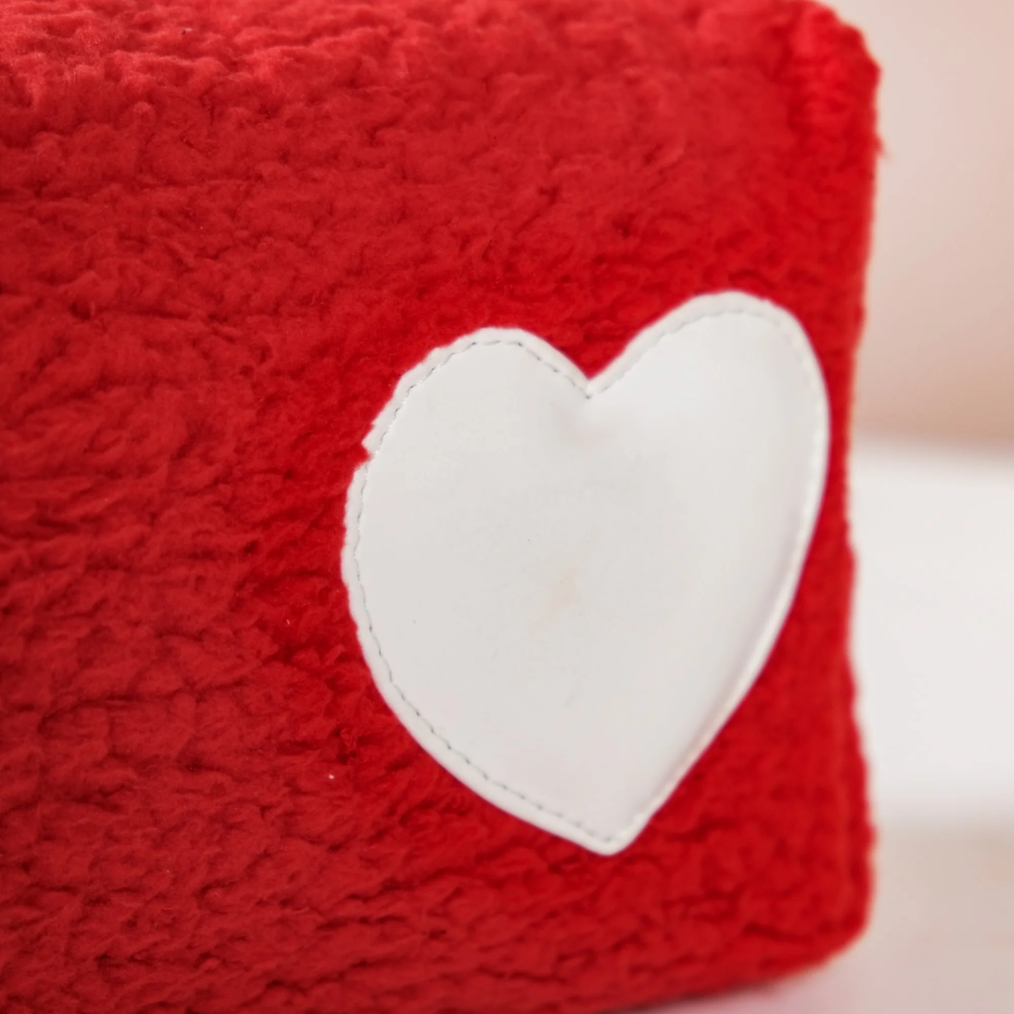 Plushy Makeup Bag Set Of 2 Red - Image 10