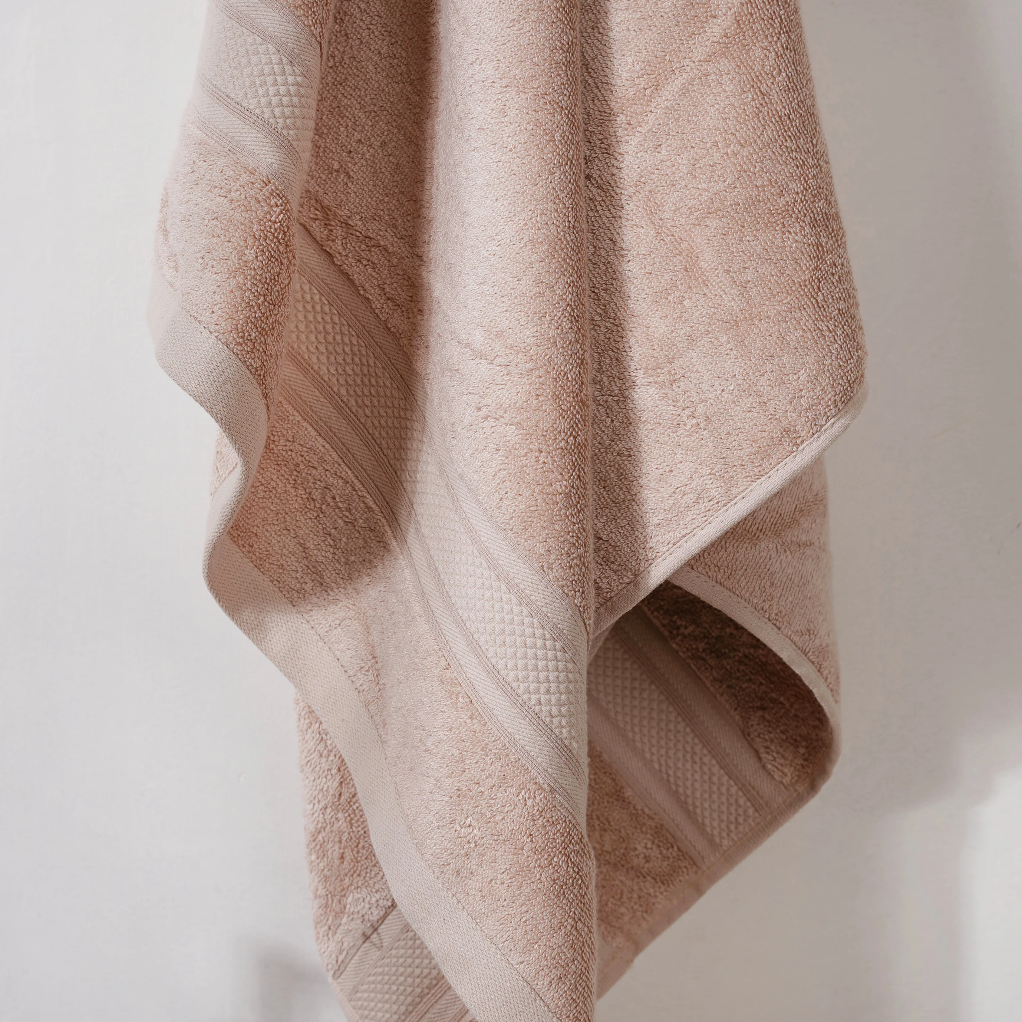 Plushy Spring Bamboo Towel Set of 2 Beige - Image 8