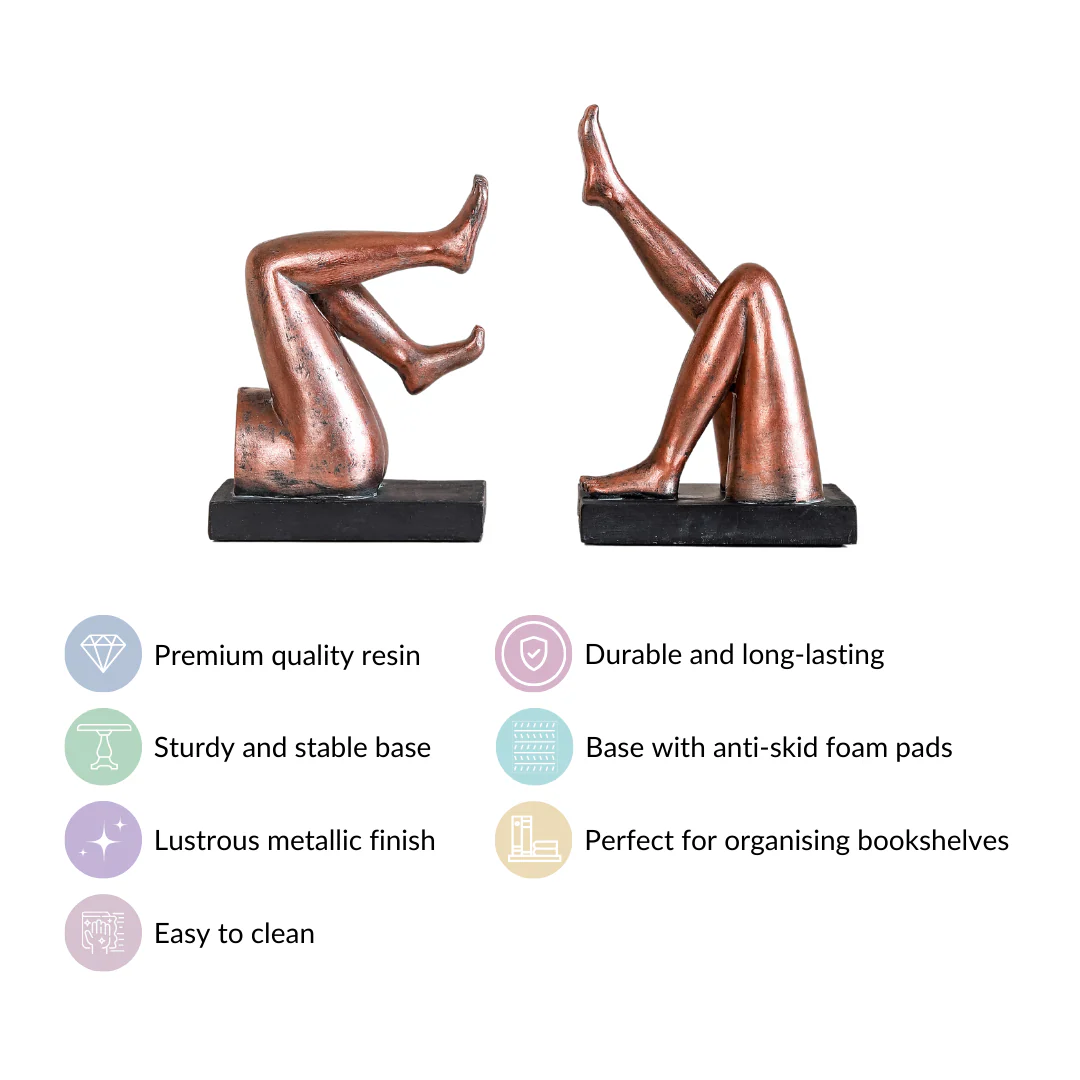 Pop Culture Retro Upturned Legs Bookends - Image 4