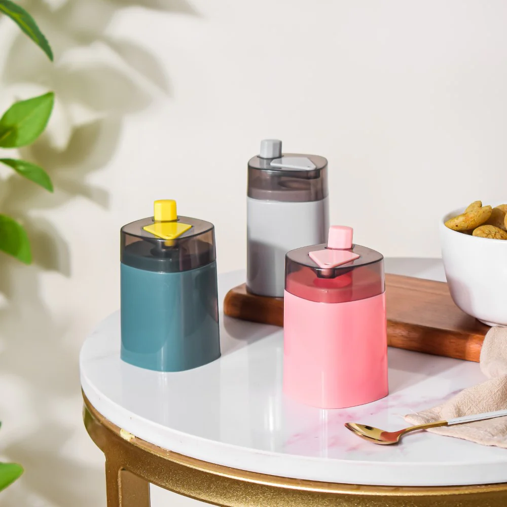 Pop-Up Toothpick Holder Dispenser Pink - Image 8