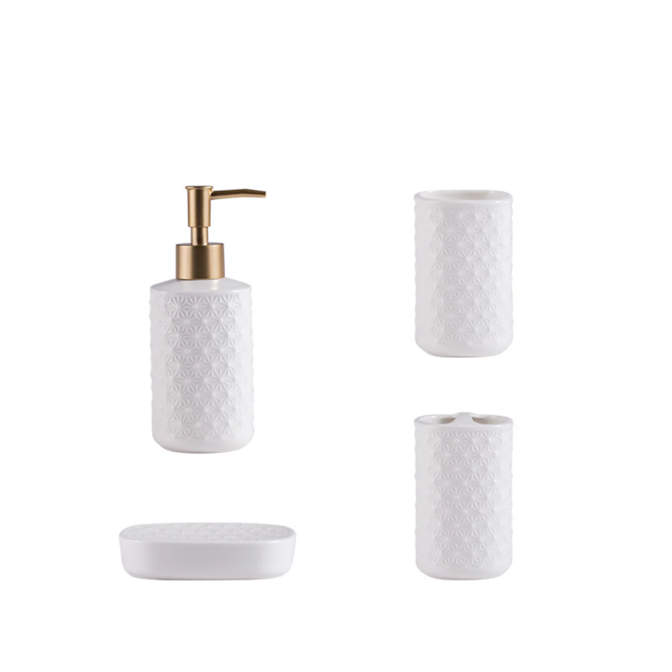 Porcelain White Bath Set - Image 10