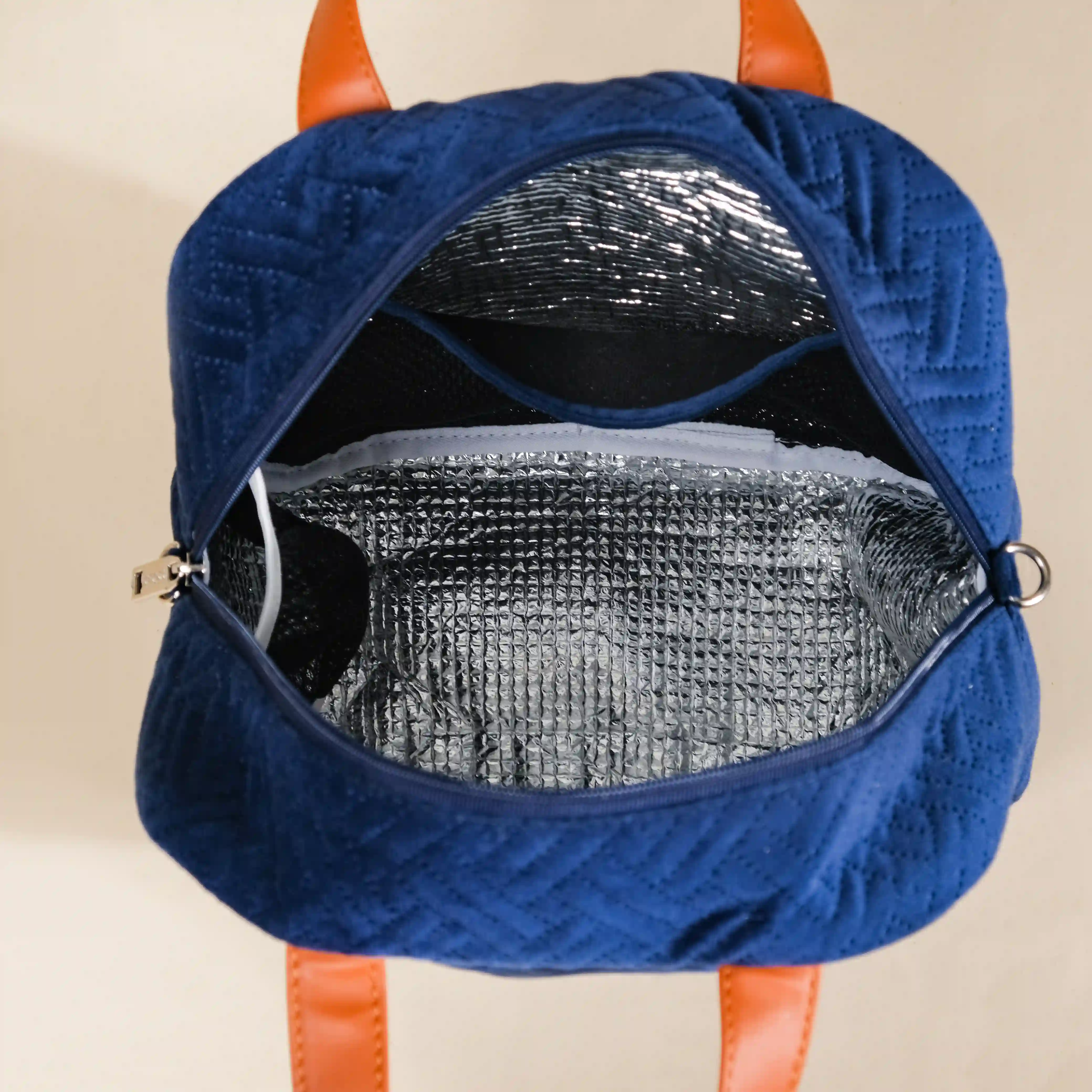 Portable Thermal Insulated Lunch Bag Blue - Image 11