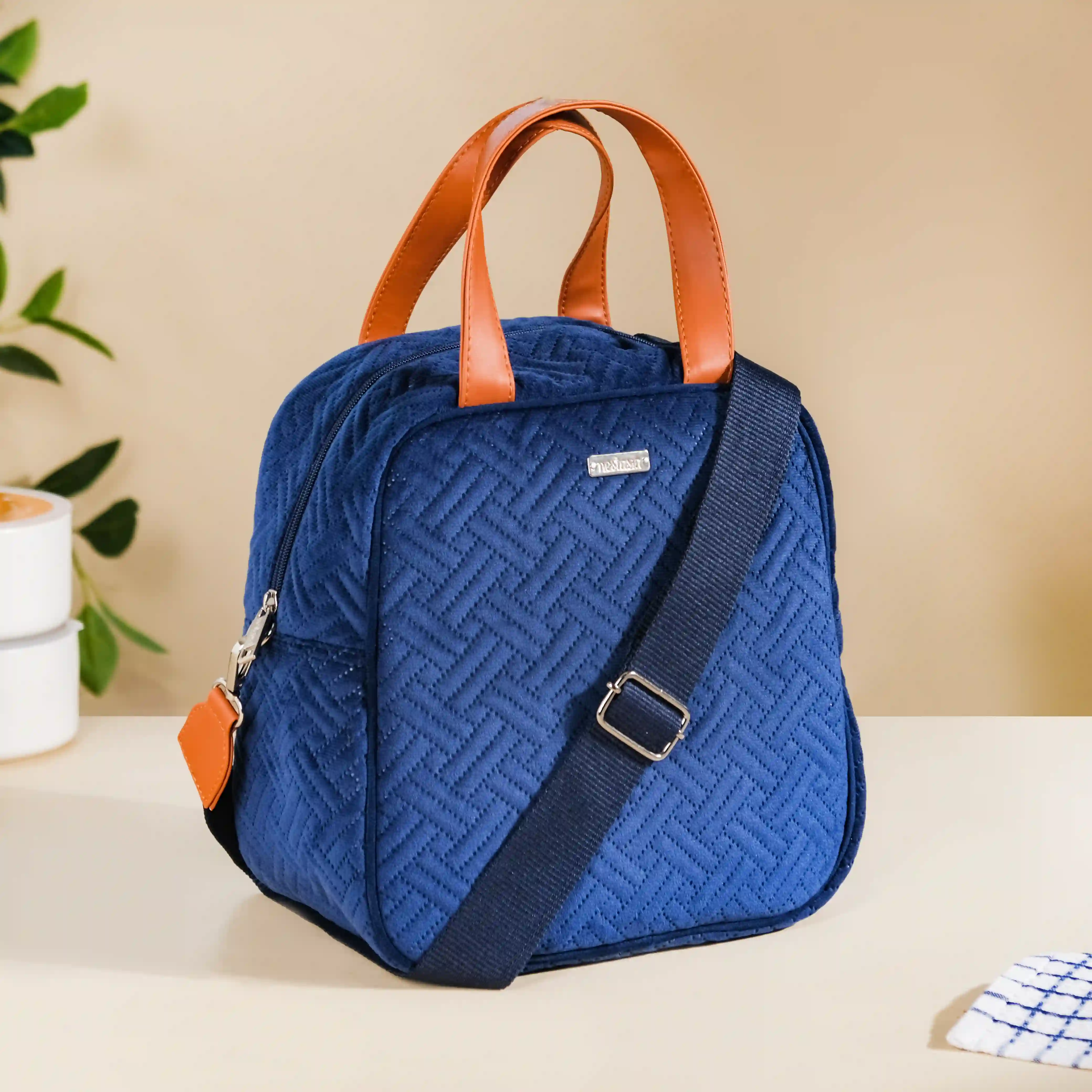 Portable Thermal Insulated Lunch Bag Blue - Image 15