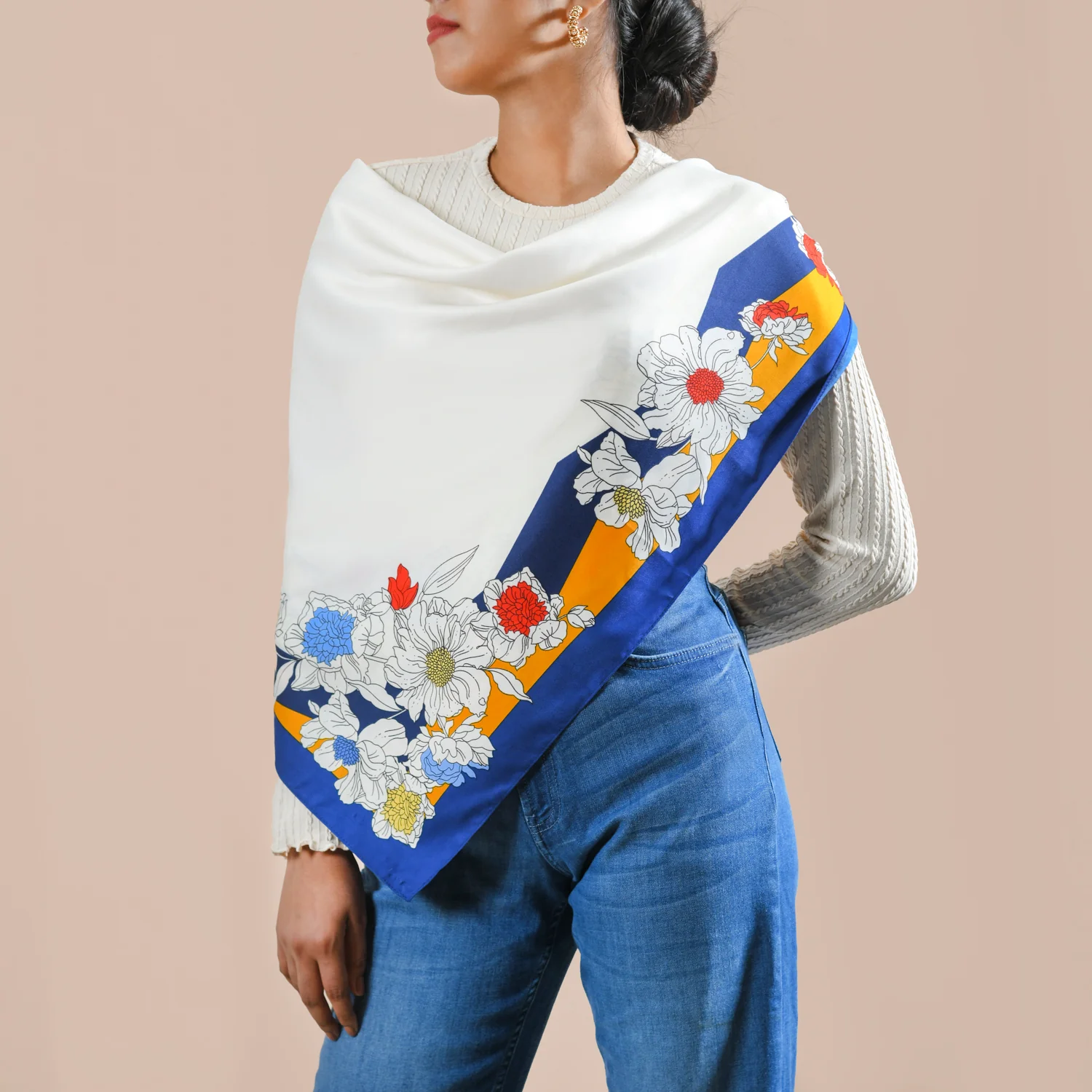 Posh Square Scarf For Women - Image 2