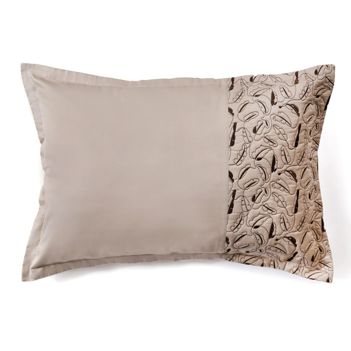 Premium King Size Bed Cover Beige - Image 10