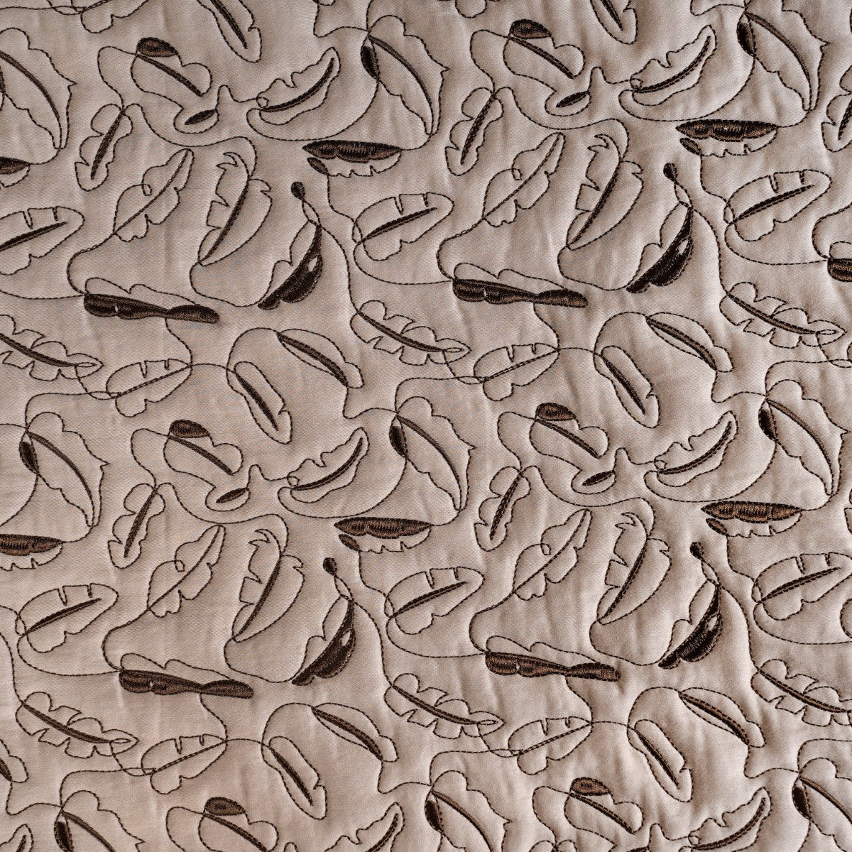 Premium King Size Bed Cover Beige - Image 11