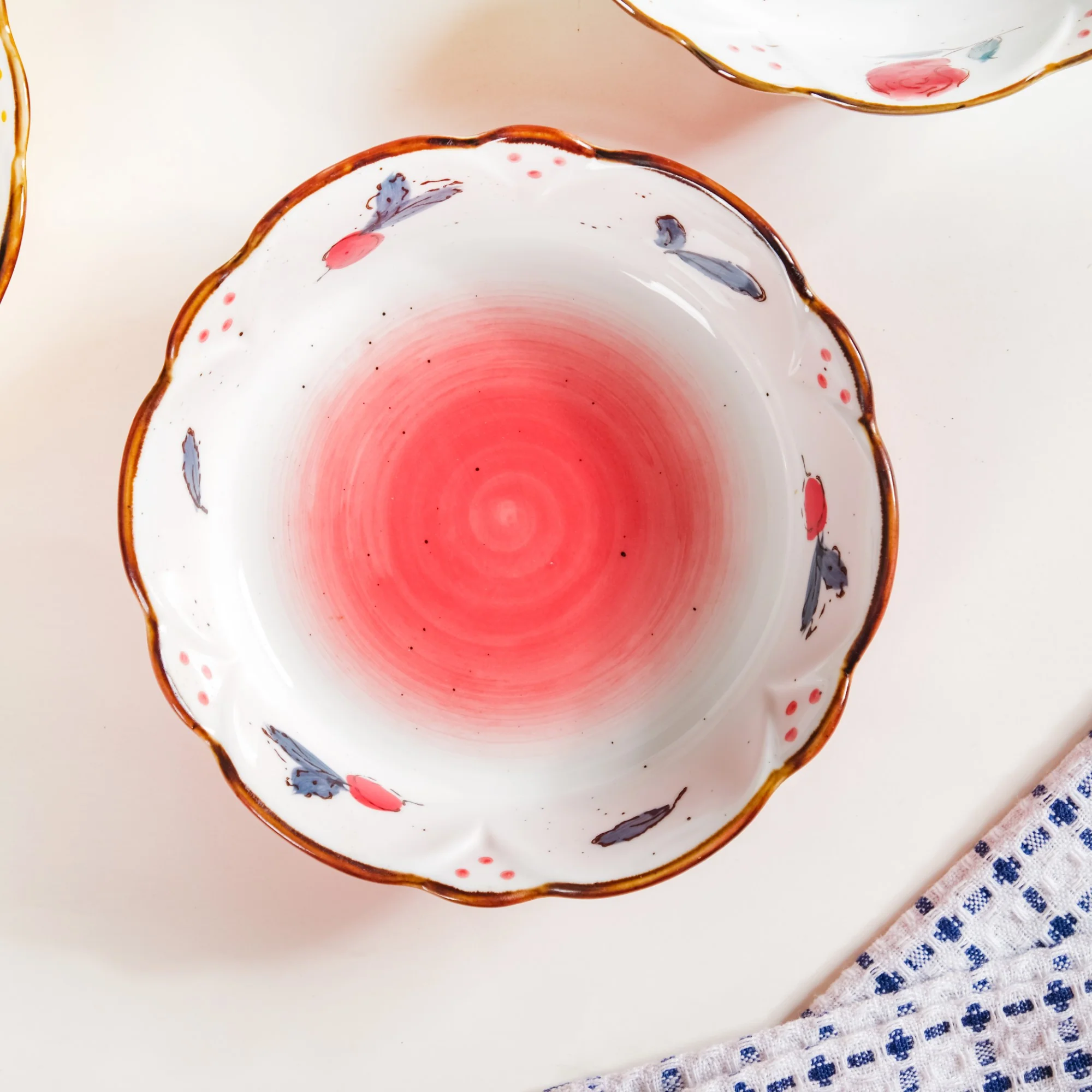 Printed Ceramic Serving Bowl 300 ml - Image 9
