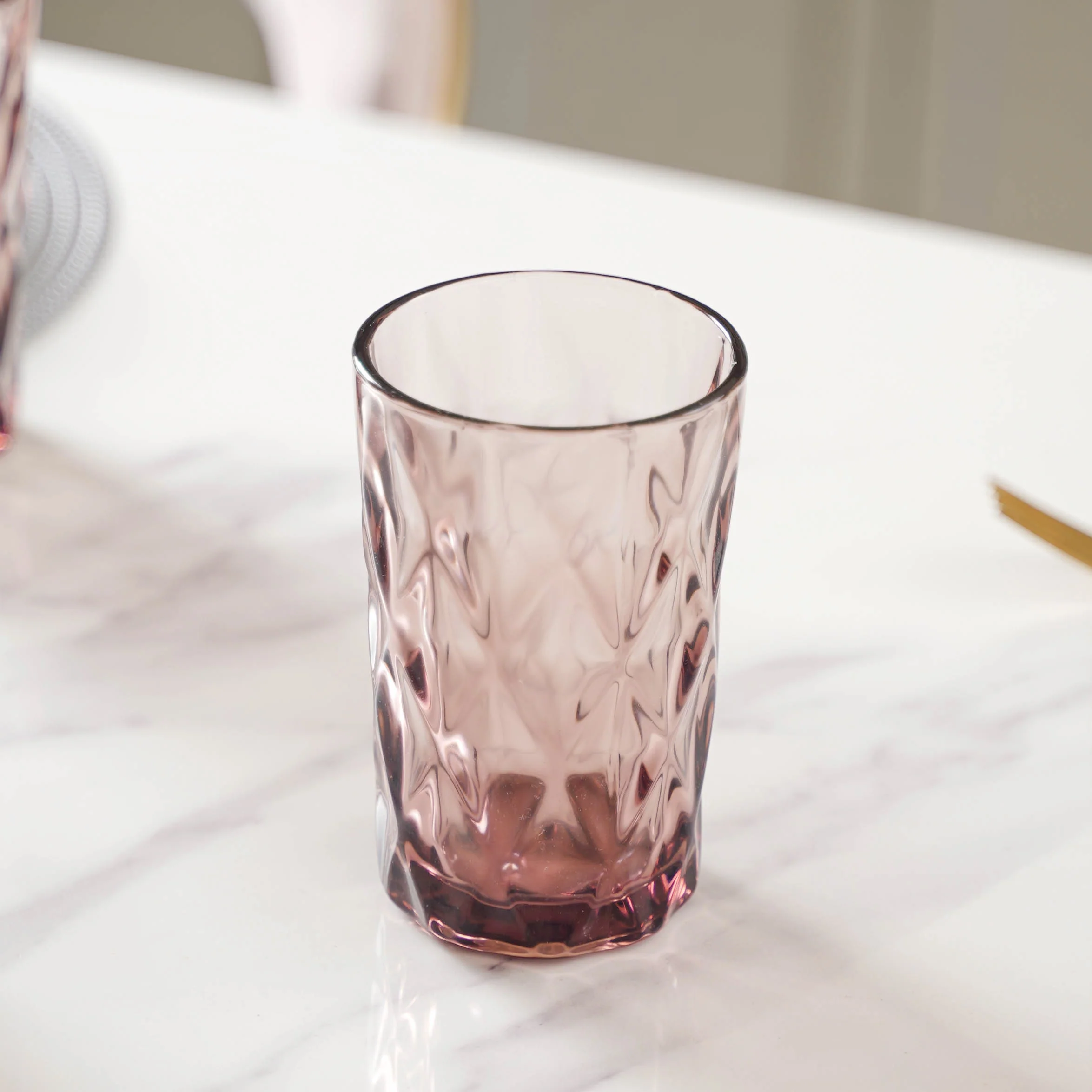 Purple Drinking Glass Set of 4 - Image 7