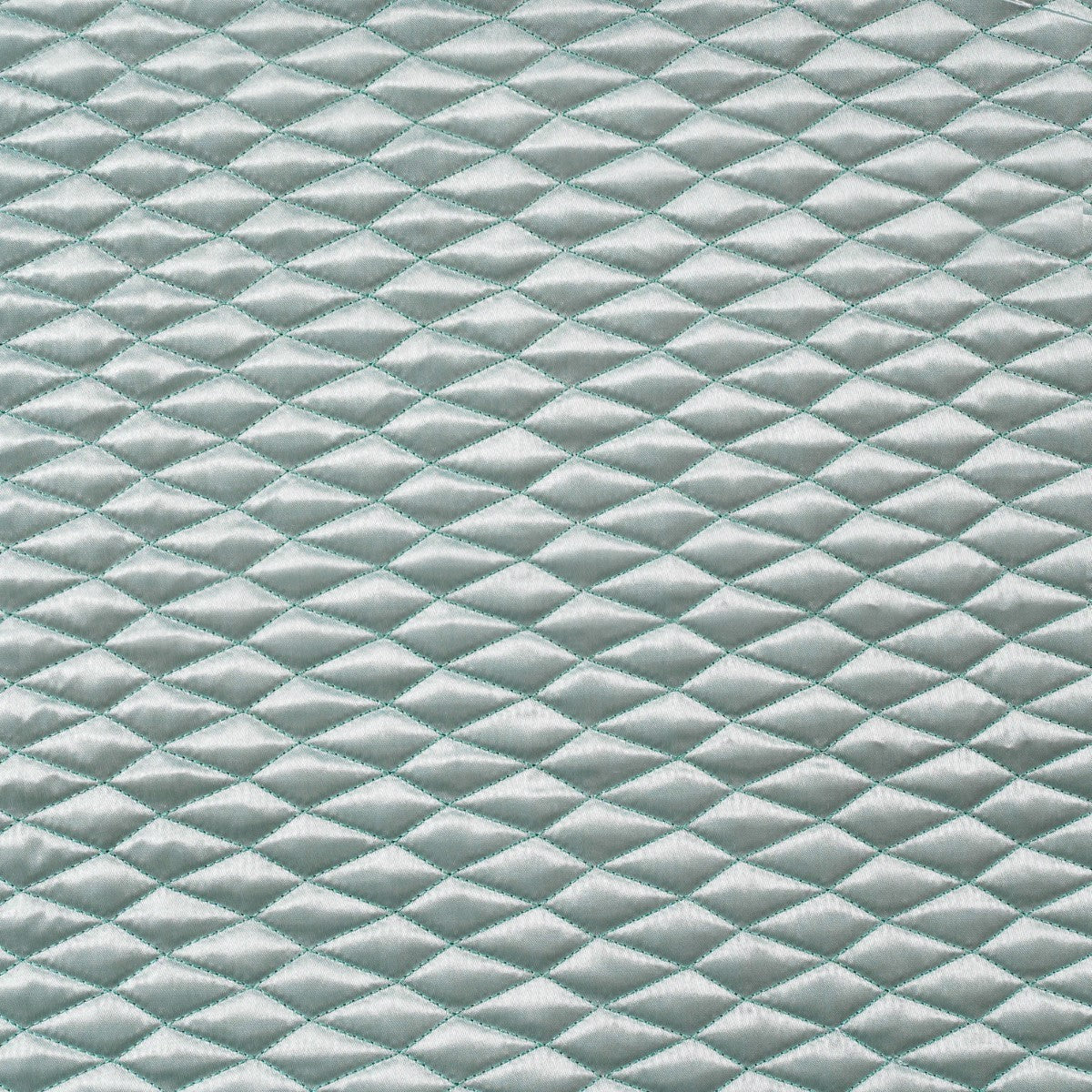 Quilted King Size Bed Cover And Pillow Case Set Of 3 Powder Blue - Image 3
