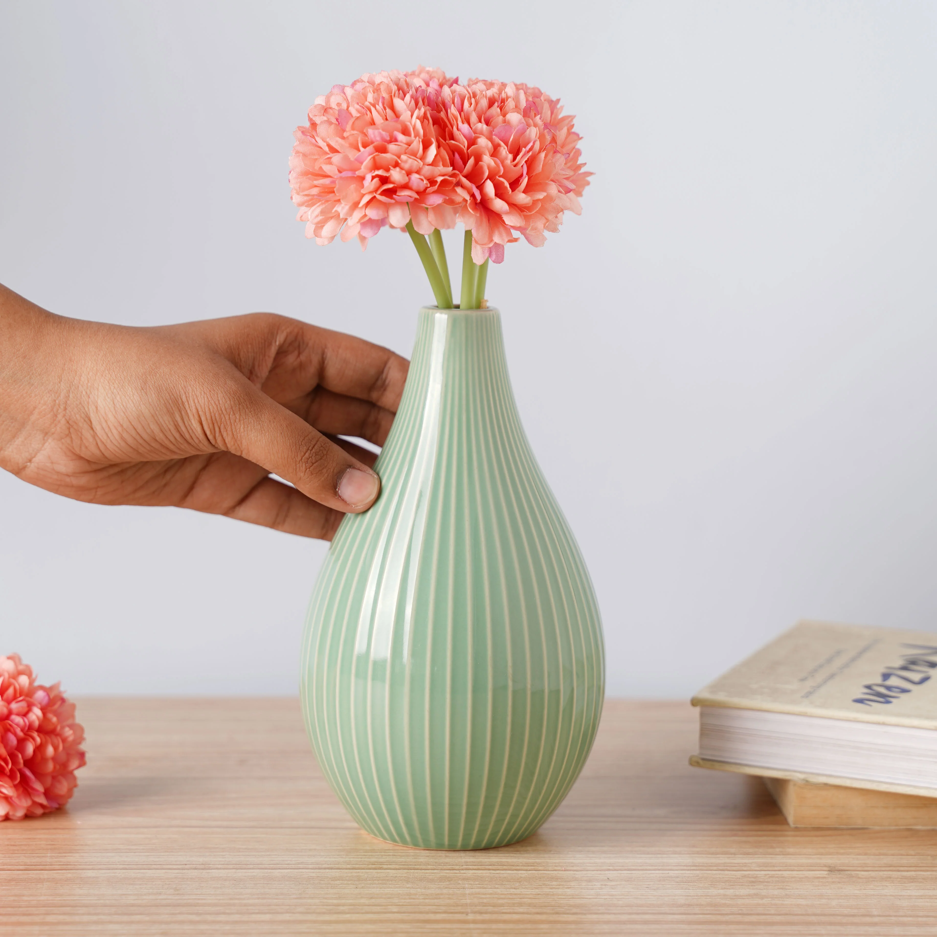 Raindrop Ceramic Vase - Image 2