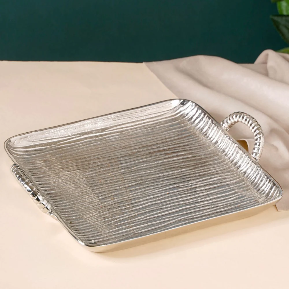Rakhi Silver Tray Gift Hamper Set Of 8 - Image 7