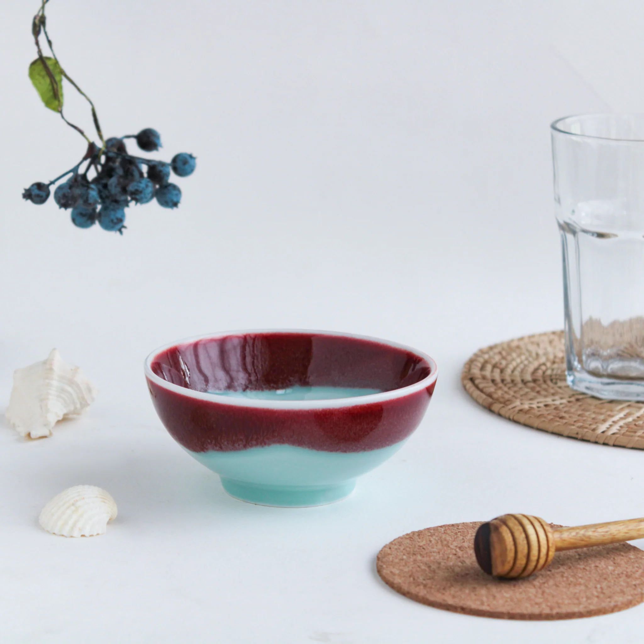 Red And Blue Bowl - Set of 2 200 ml - Image 3
