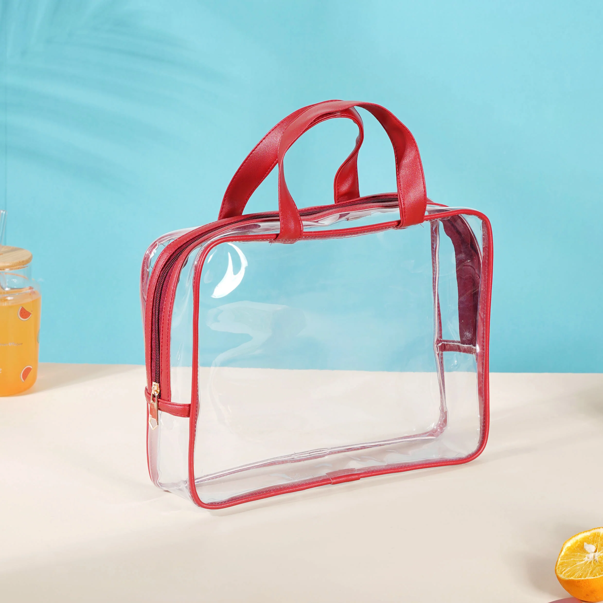 Red Travel Kit Set of 4 - Image 11