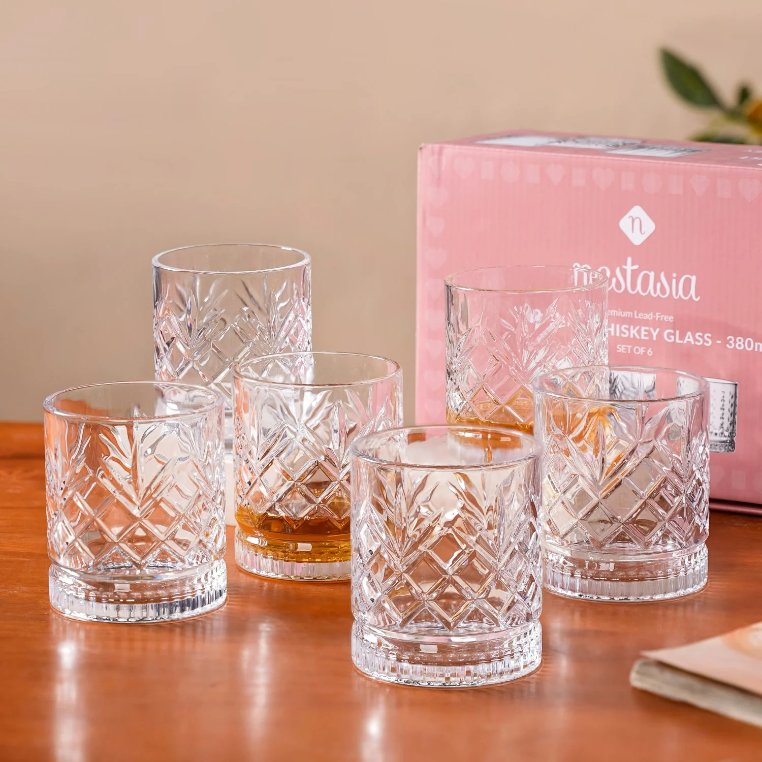 Regalia Premium Whiskey Glass Set Of 6 380ml - Image 2