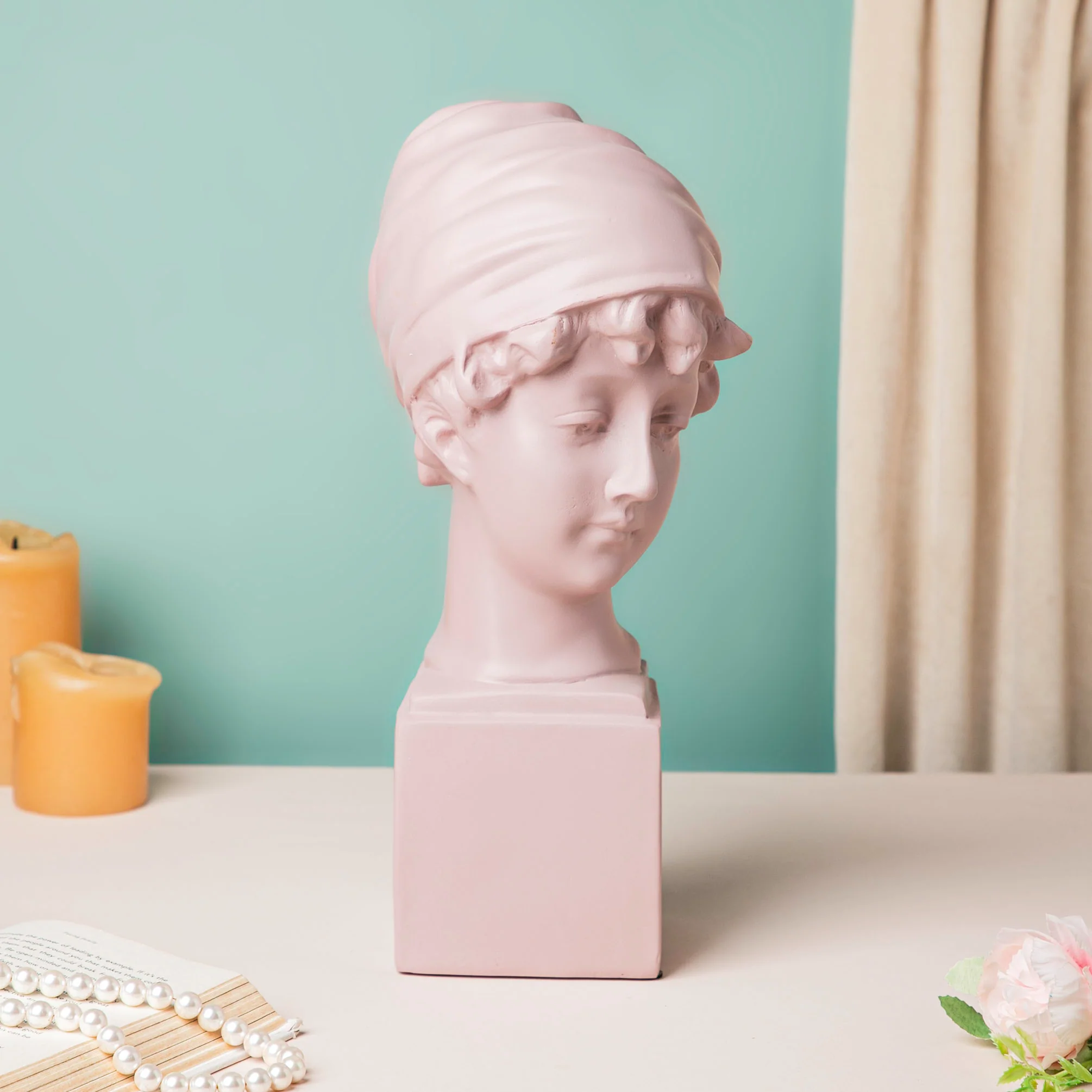 Resin Sculpture Beige - Image 5