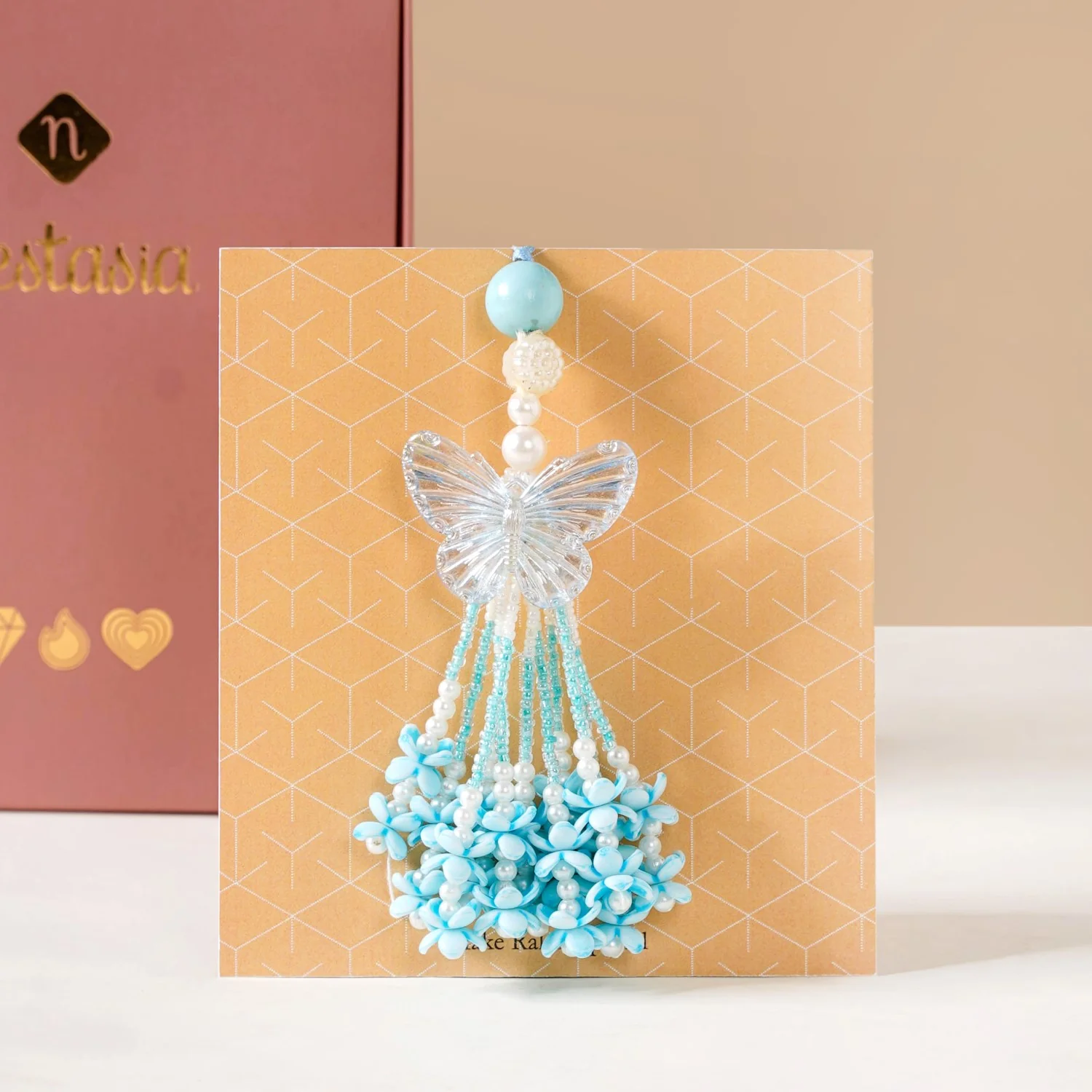 Retro Chic Lumba Rakhi Gift Hamper For Sister - Image 2