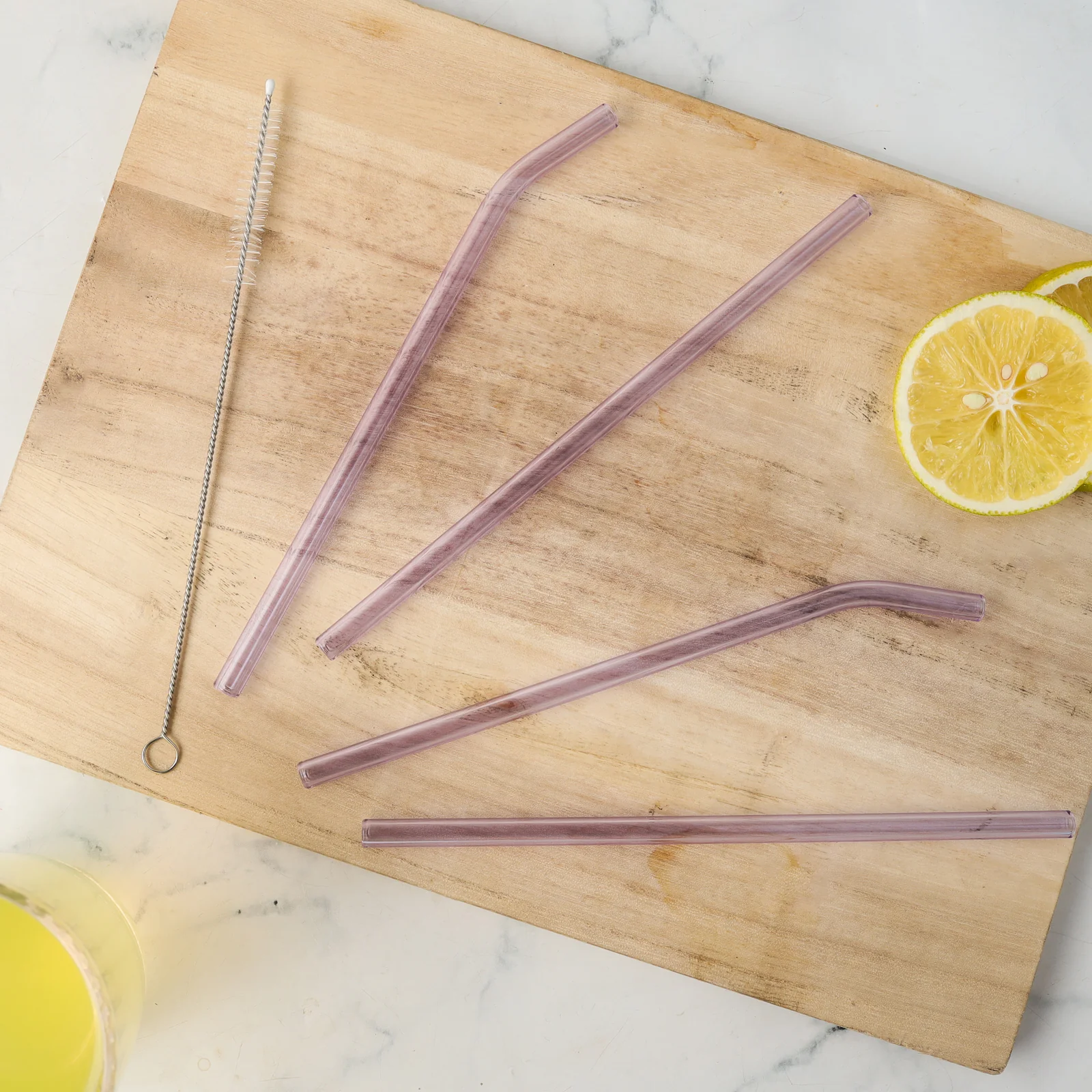 Reusable Glass Straw Set of 4 - Image 11
