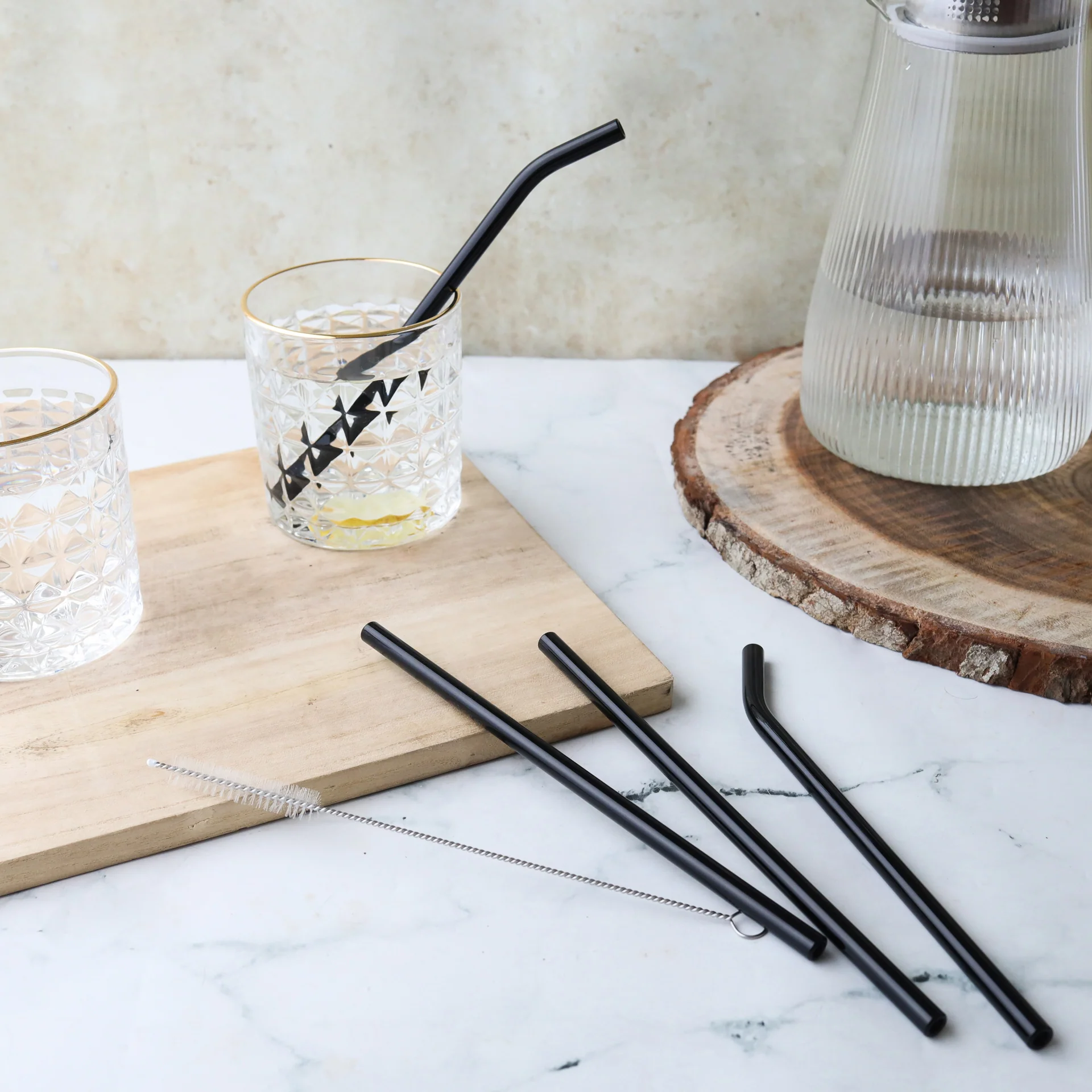 Reusable Glass Straw Set of 4 - Image 7