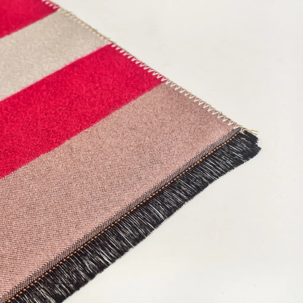 Ribbed And Striped Scarf  For Women - Image 4