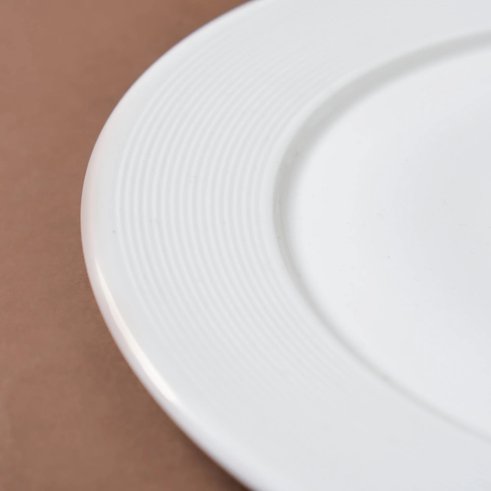Riona Ceramic Dinner Plate White 10 Inch - Image 5