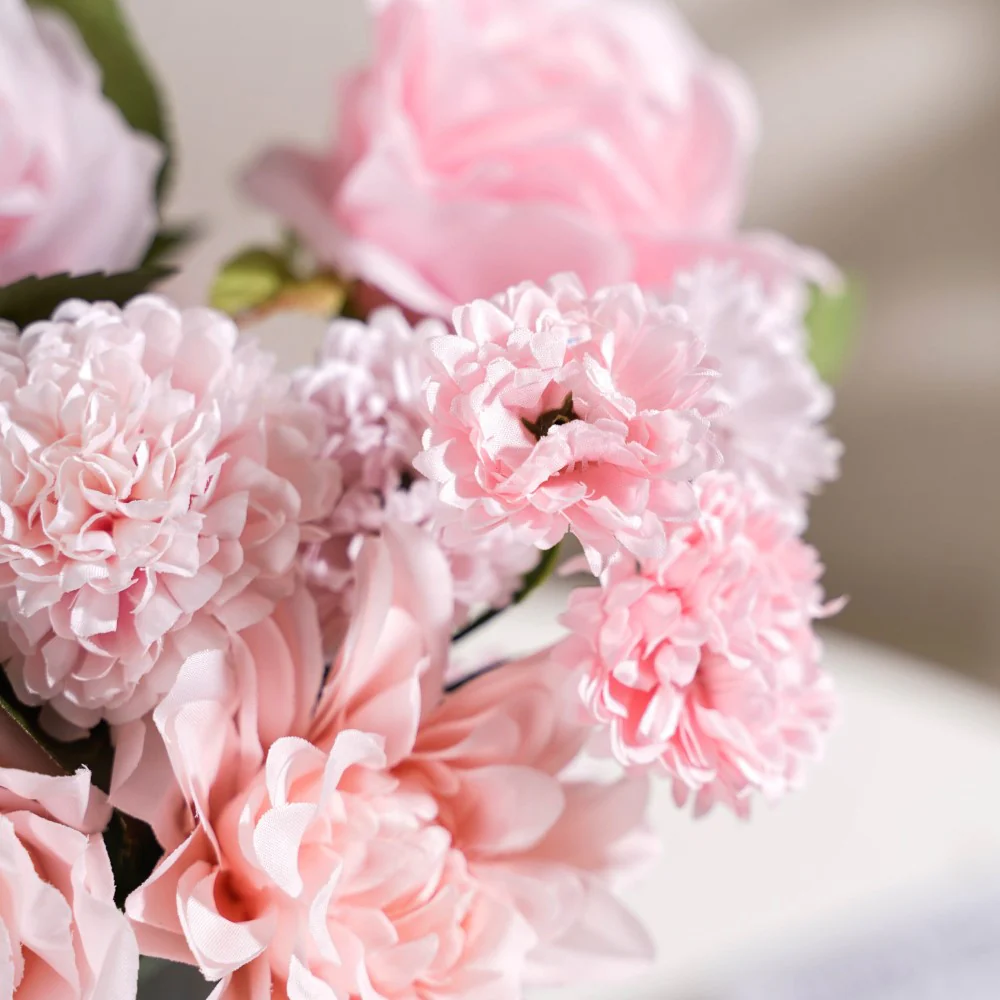 Rose Bouquet Pink And White - Image 7