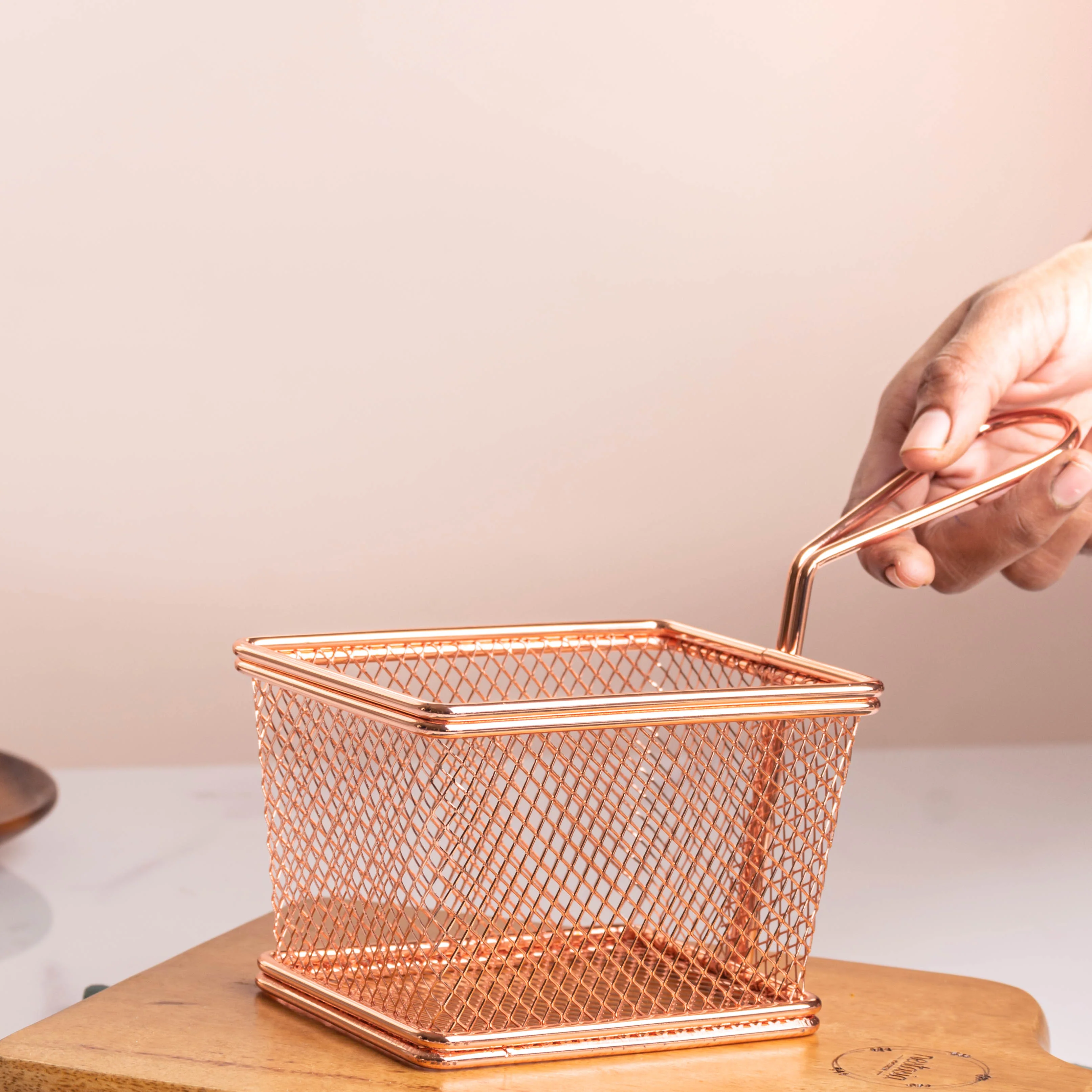 Rosegold French Fries Basket - Image 5