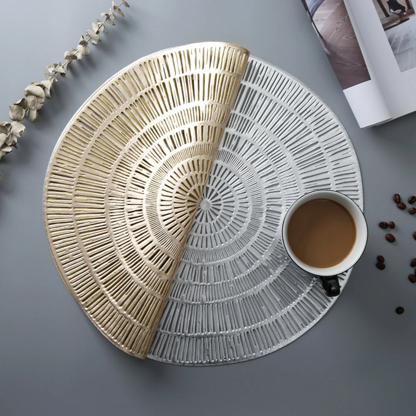 Round Vinyl Placemat Set of 2 - Image 11