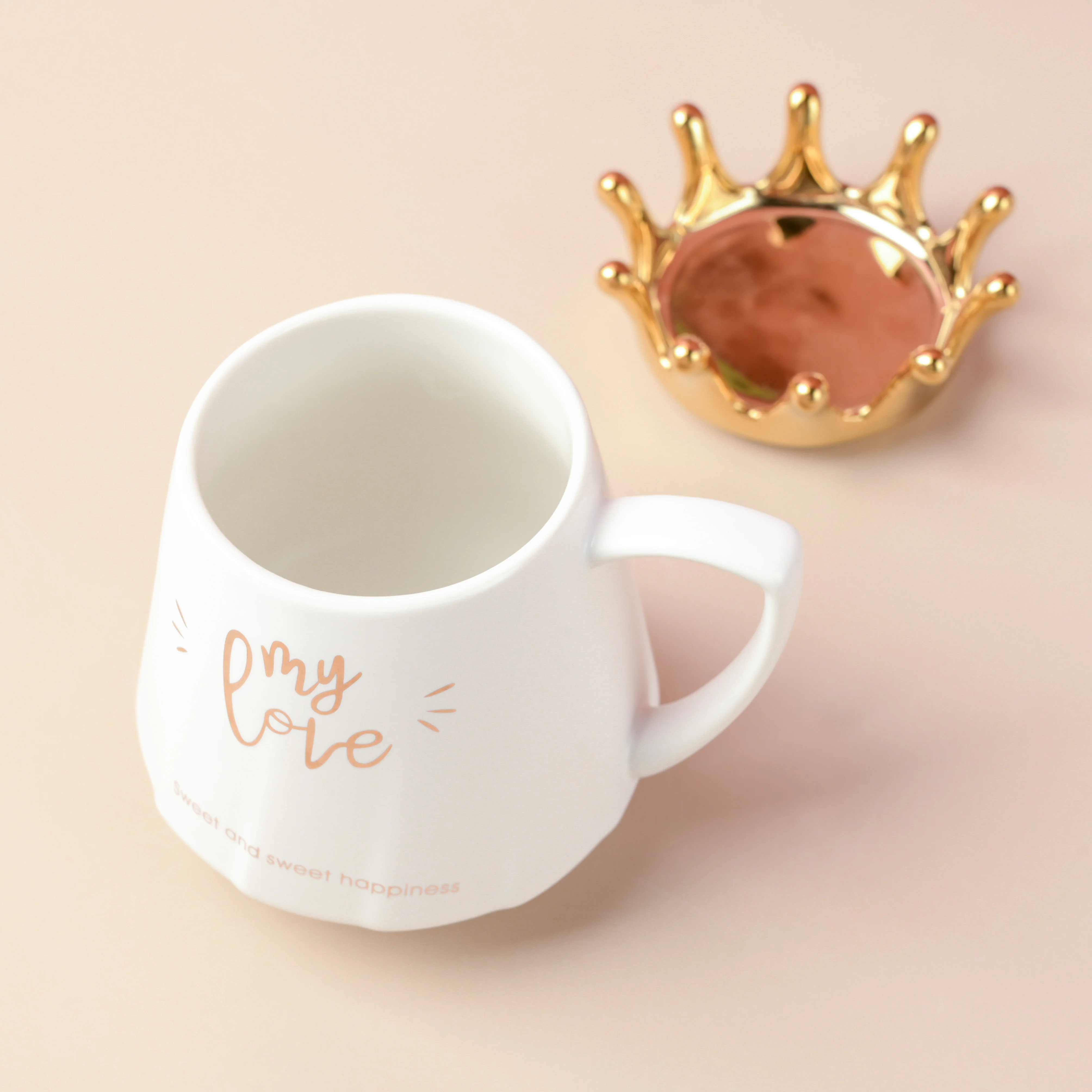 Royal Crown My Love Coffee Cup With Lid 300 ml - Image 4